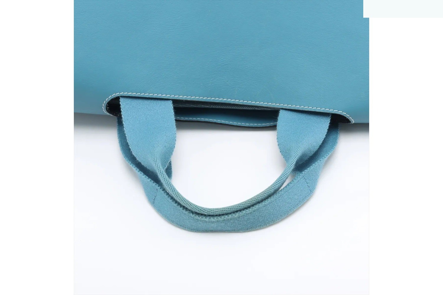 Valparaiso GM Toile Chevron Leather Tote Bag — view 5