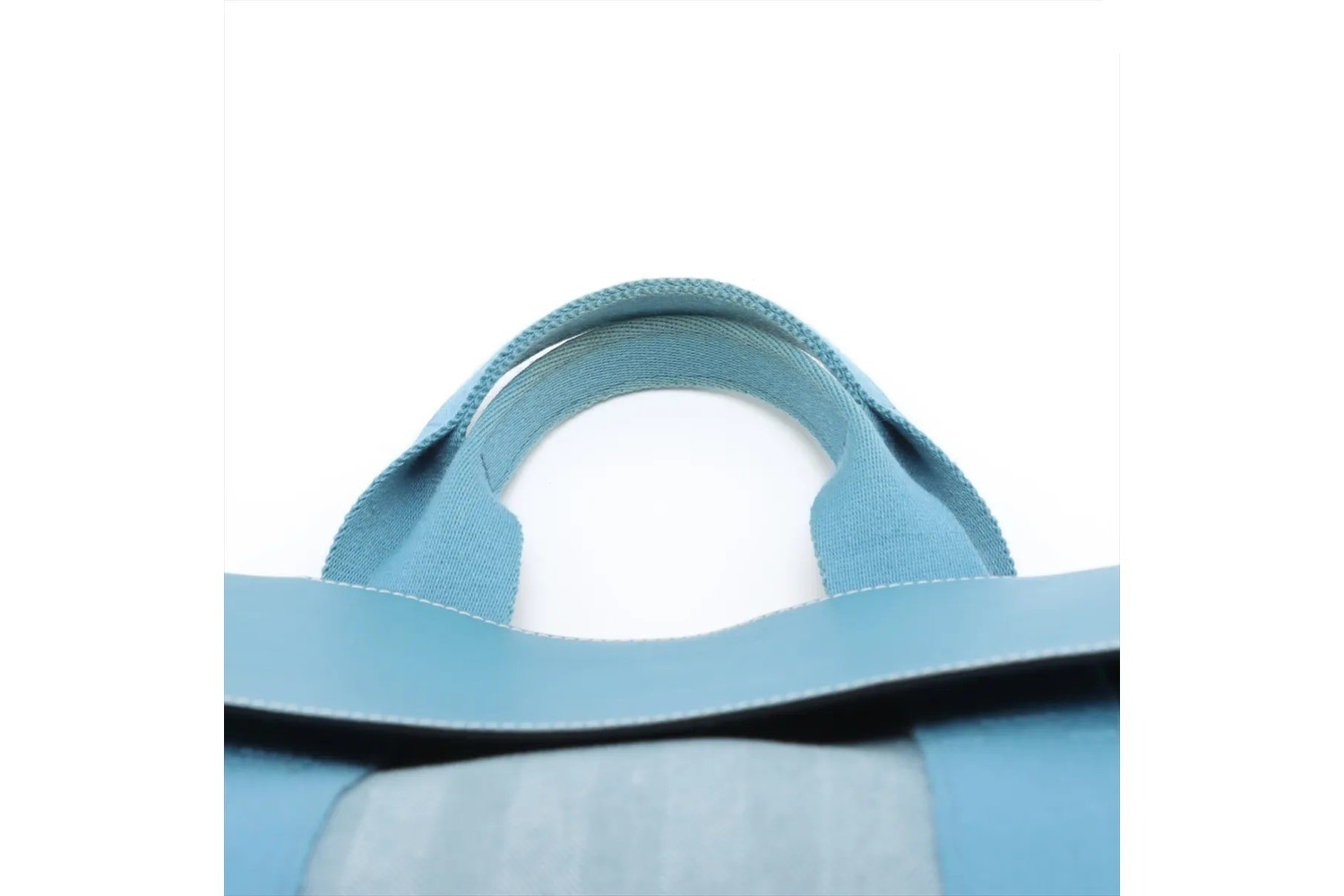 Valparaiso GM Toile Chevron Leather Tote Bag — view 6
