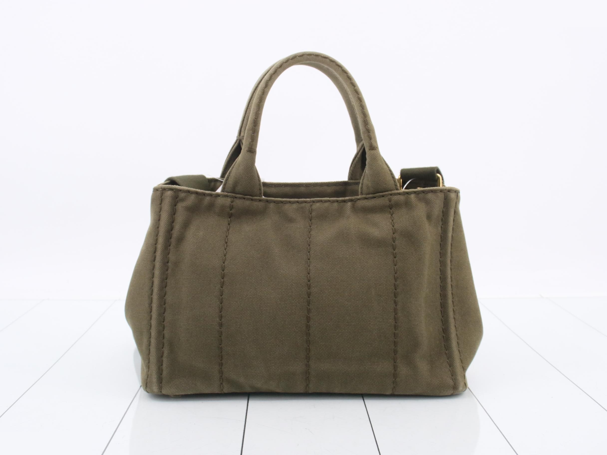Canapa Tote Bag, Khaki — view 2
