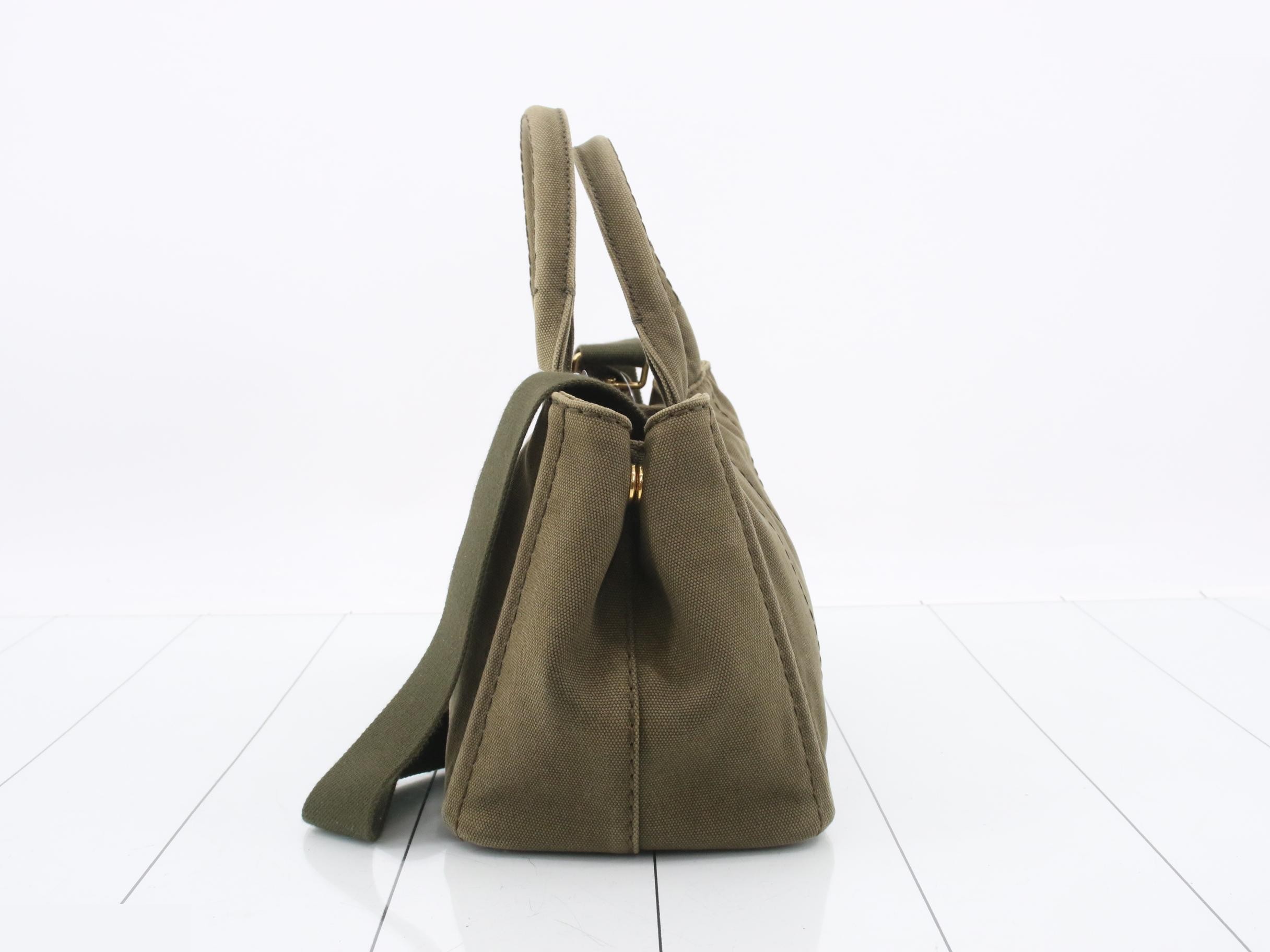 Canapa Tote Bag, Khaki — view 3