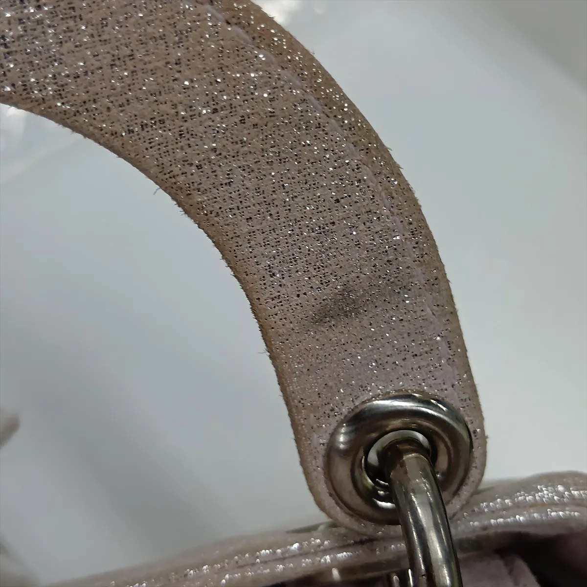Lady Dior Mini Leather x Jewel 2-Way Handbag, Pink Beige — view 13