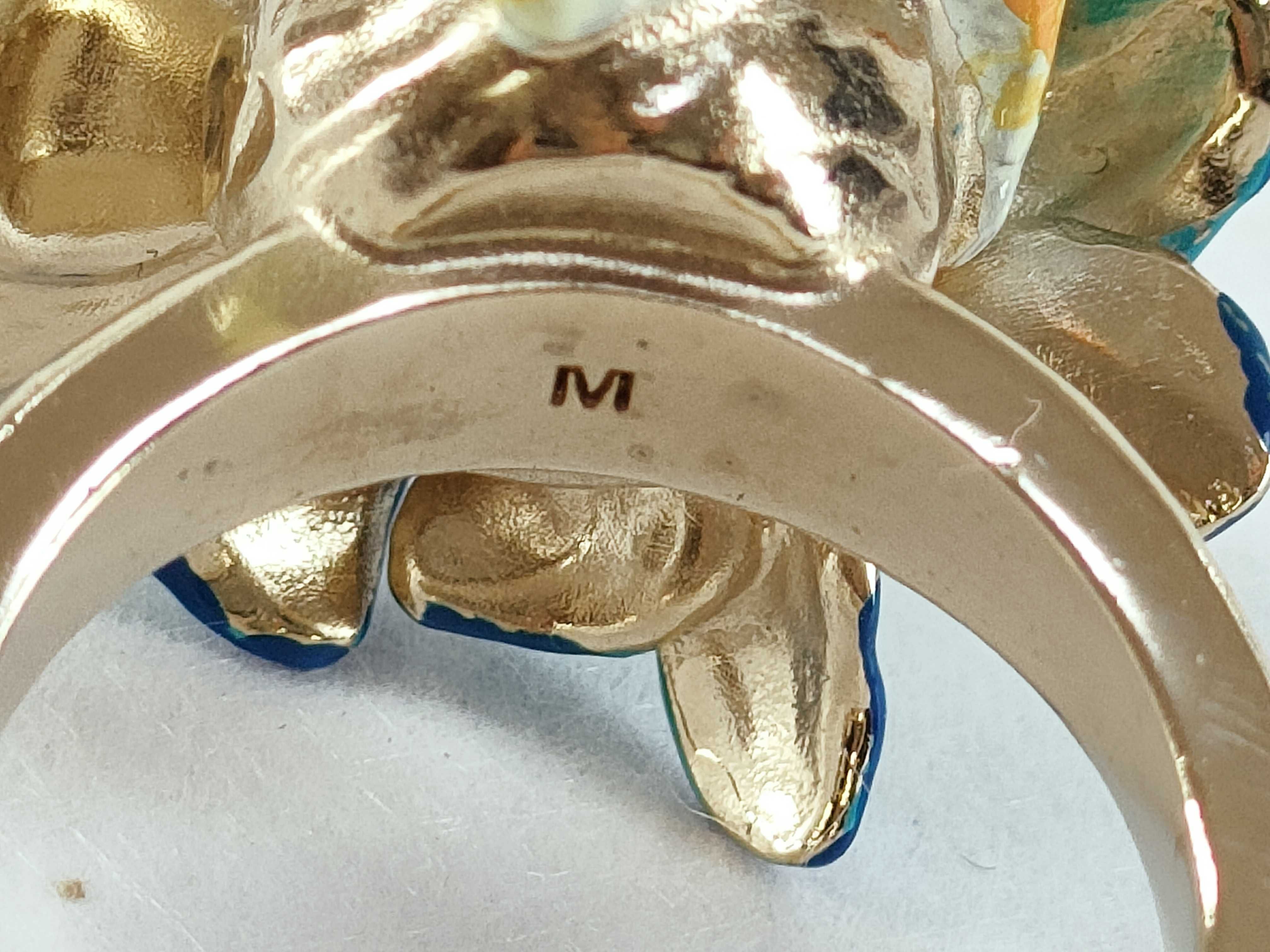 Toile de Jouy Voyage Tiger Flower Ring, Size M — view 5