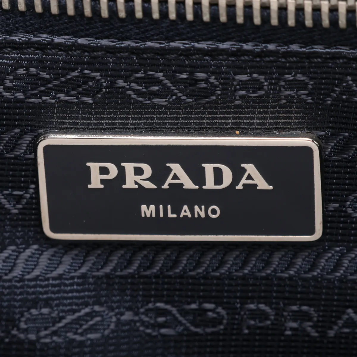 Saffiano Leather Business Bag, Navy — view 12