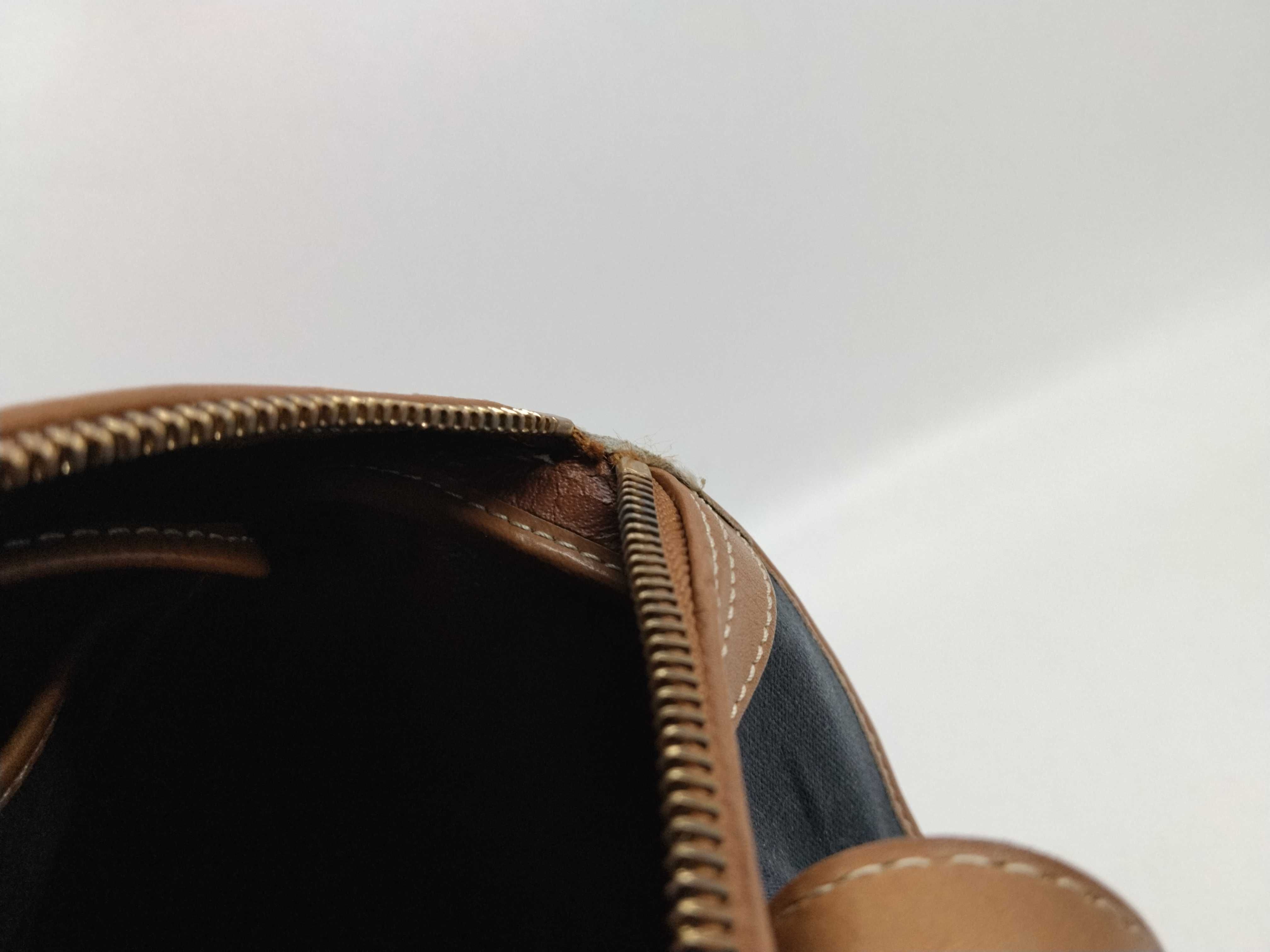 Canvas x Leather Mini Boston Bag — view 11
