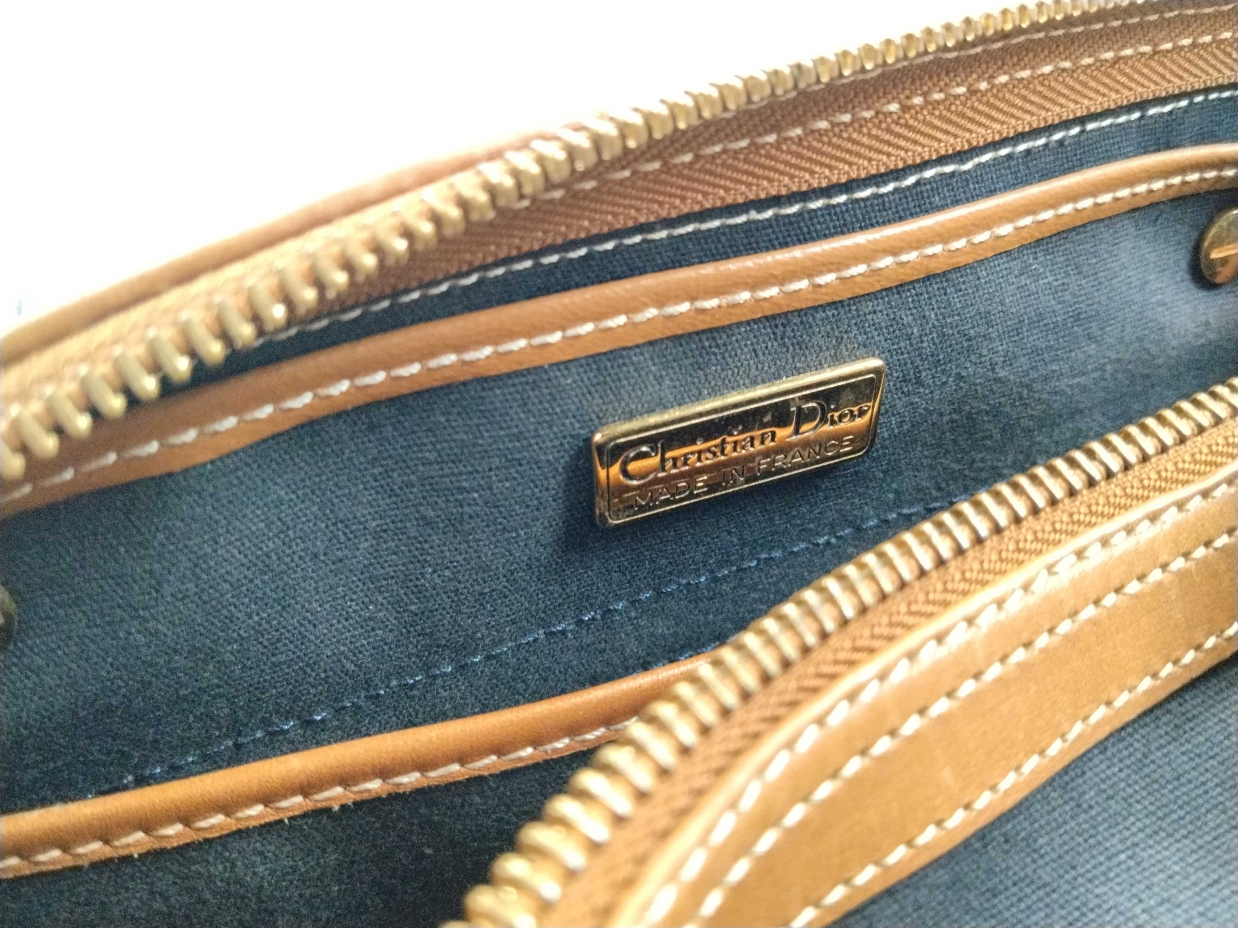 Canvas x Leather Mini Boston Bag — view 13