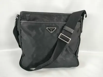 Nylon Jacquard Shoulder Bag