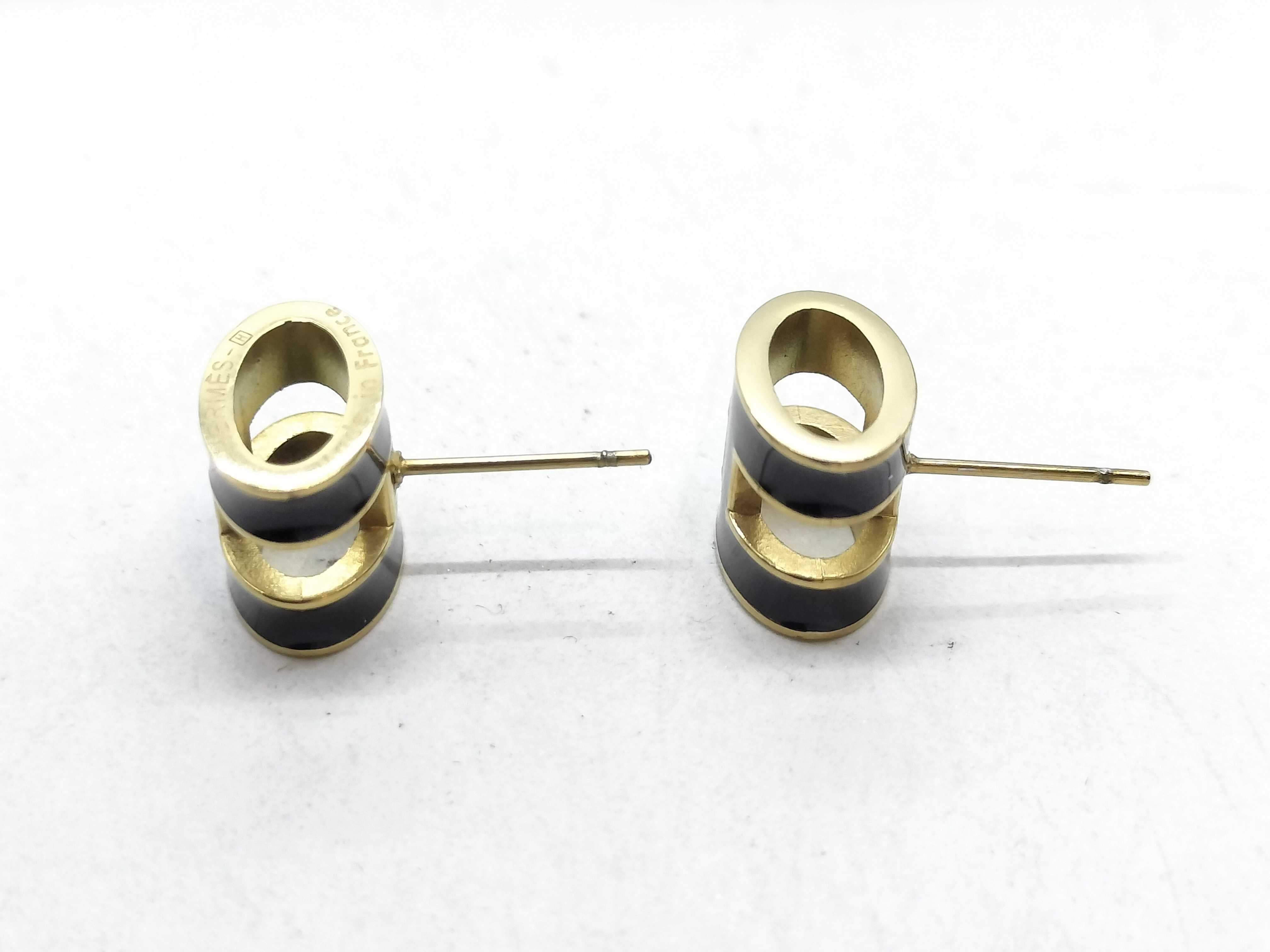 Constance Earrings Gold/Black Earrings — view 3