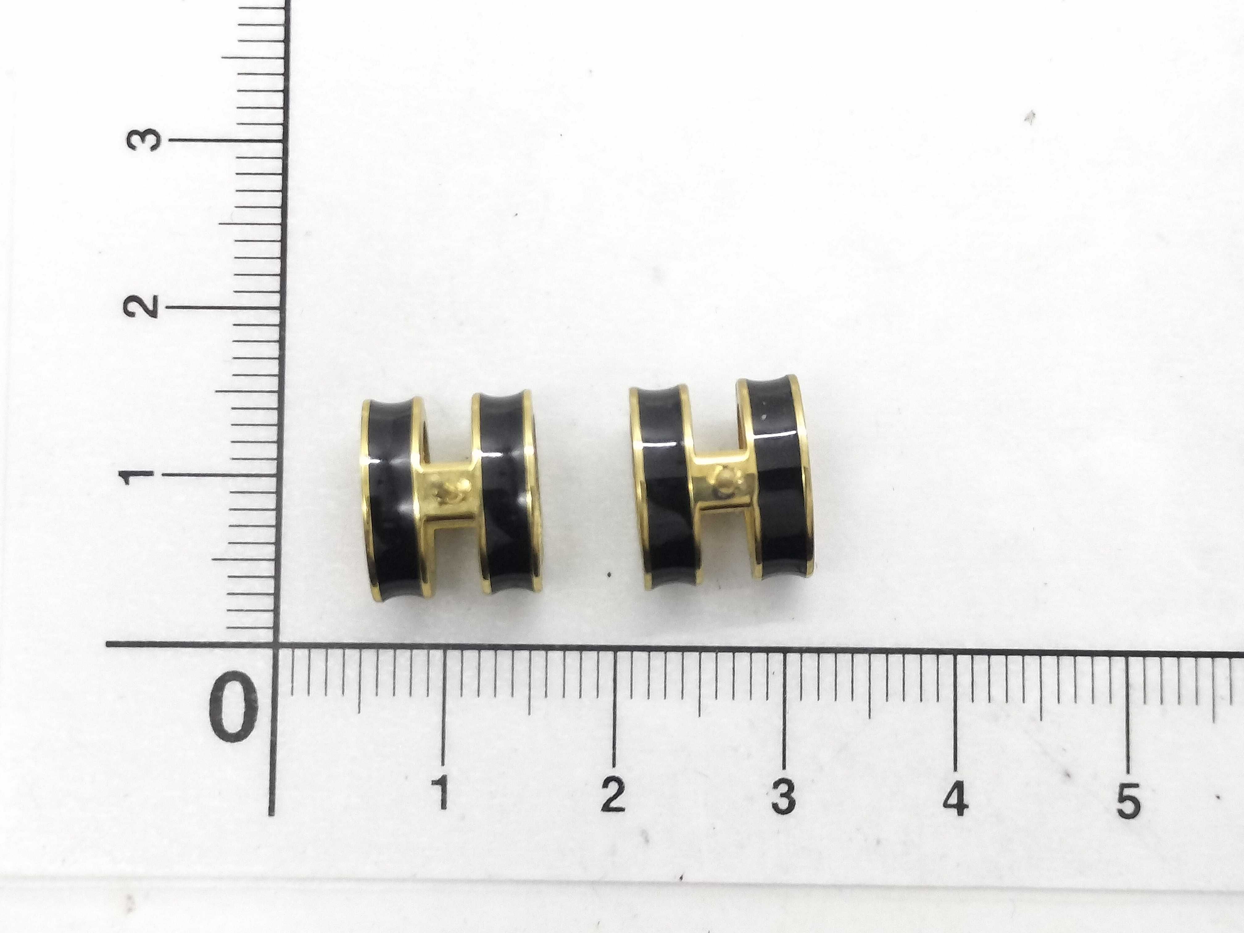 Constance Earrings Gold/Black Earrings — view 6