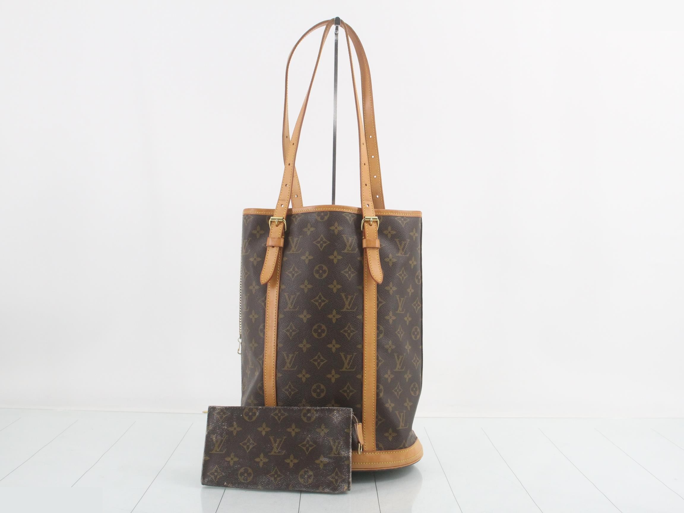 Monogram Bucket GM Tote Bag with Pouch