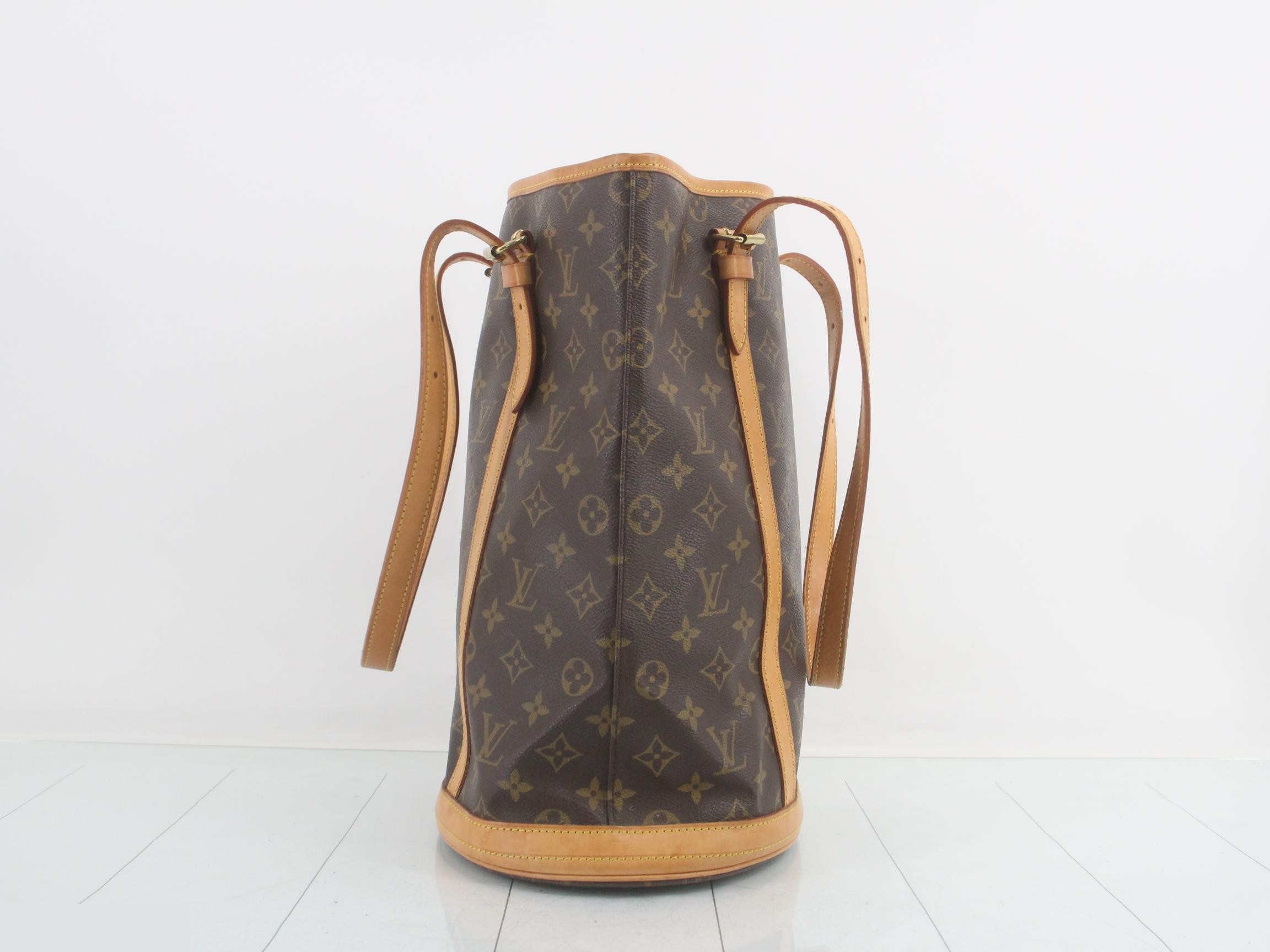 Monogram Bucket GM Tote Bag with Pouch — view 3