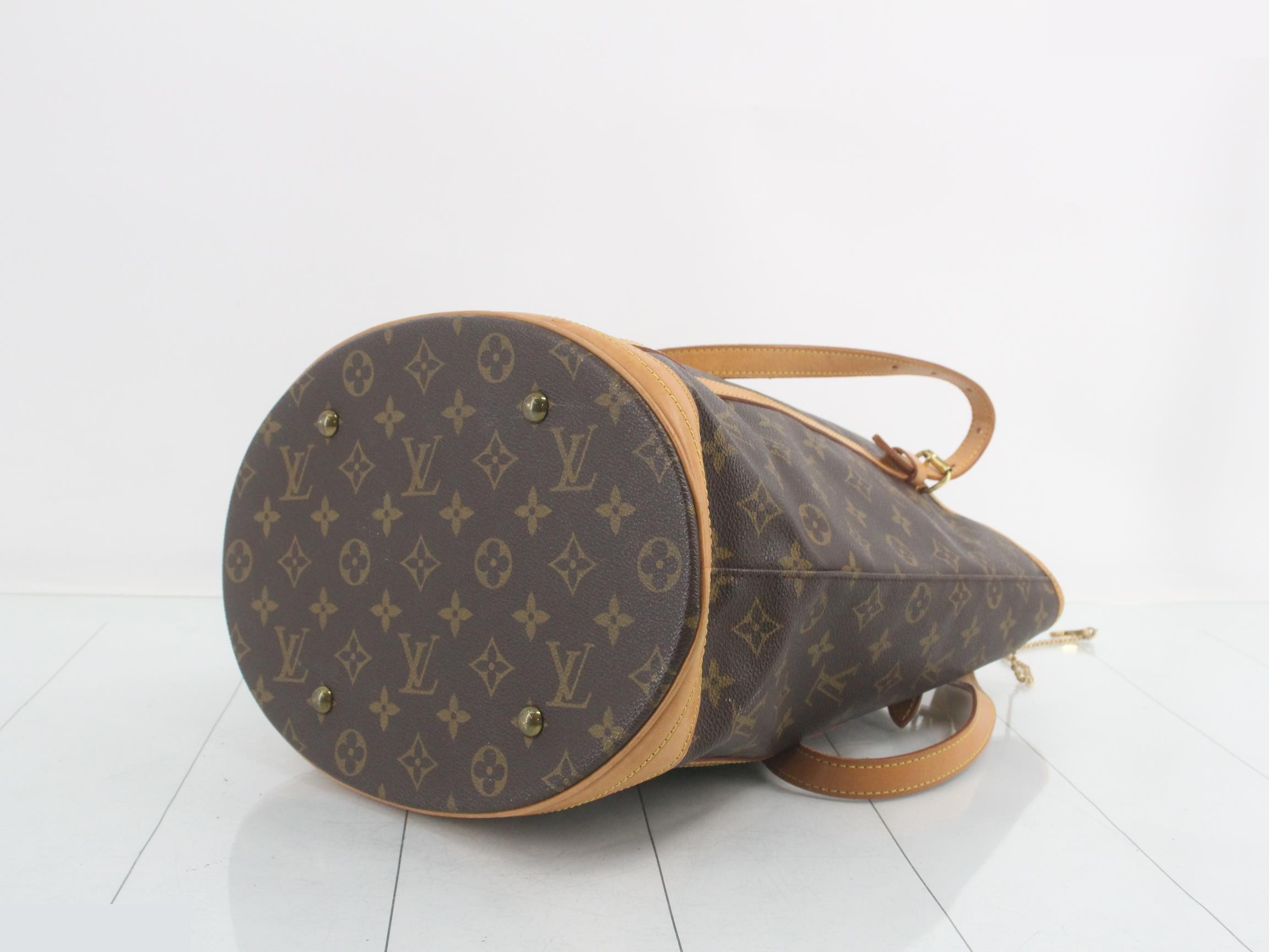 Monogram Bucket GM Tote Bag with Pouch — view 6
