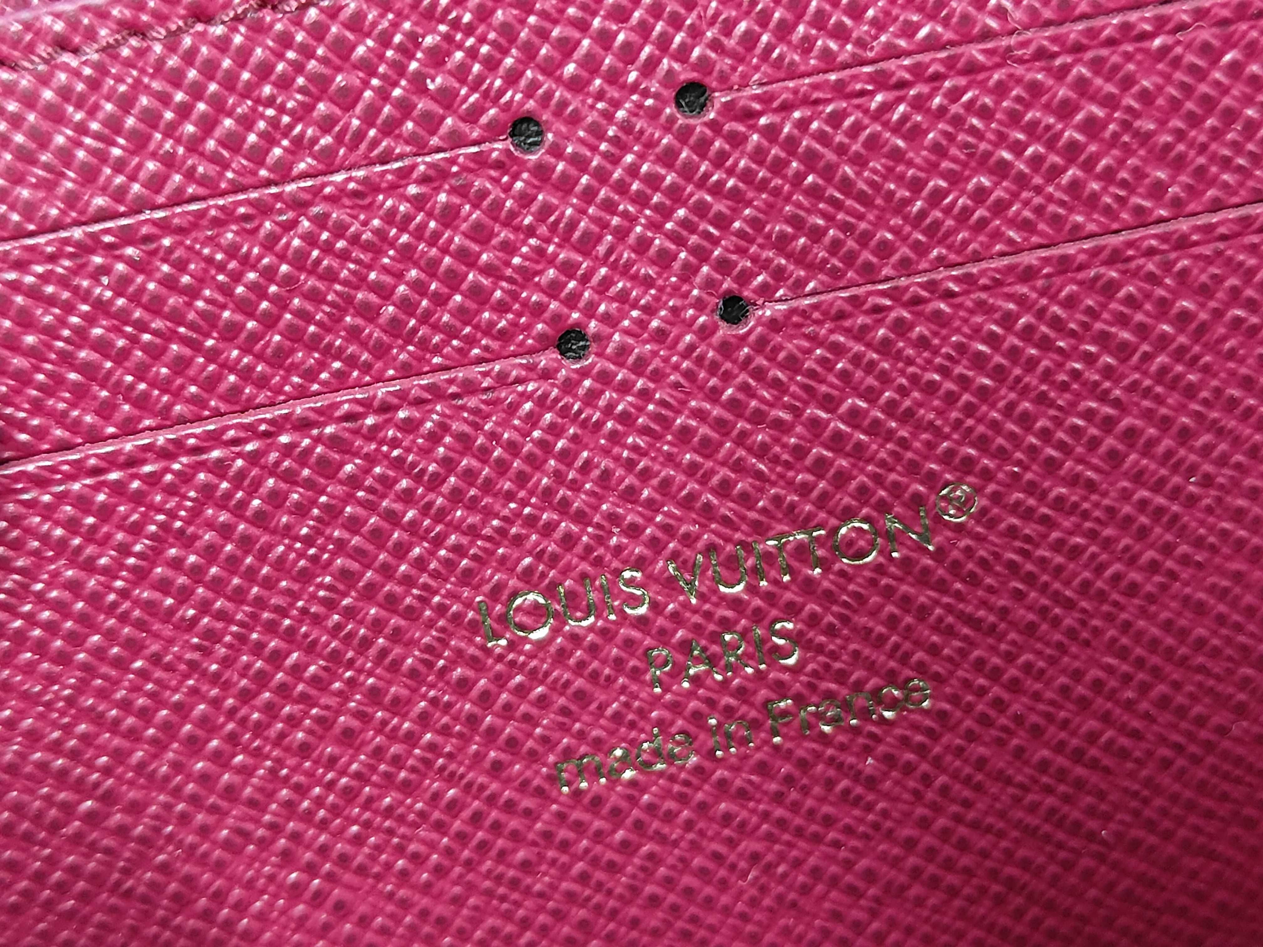 Monogram M60742 Portefeuille Clemence Fuchsia Wallet — view 9