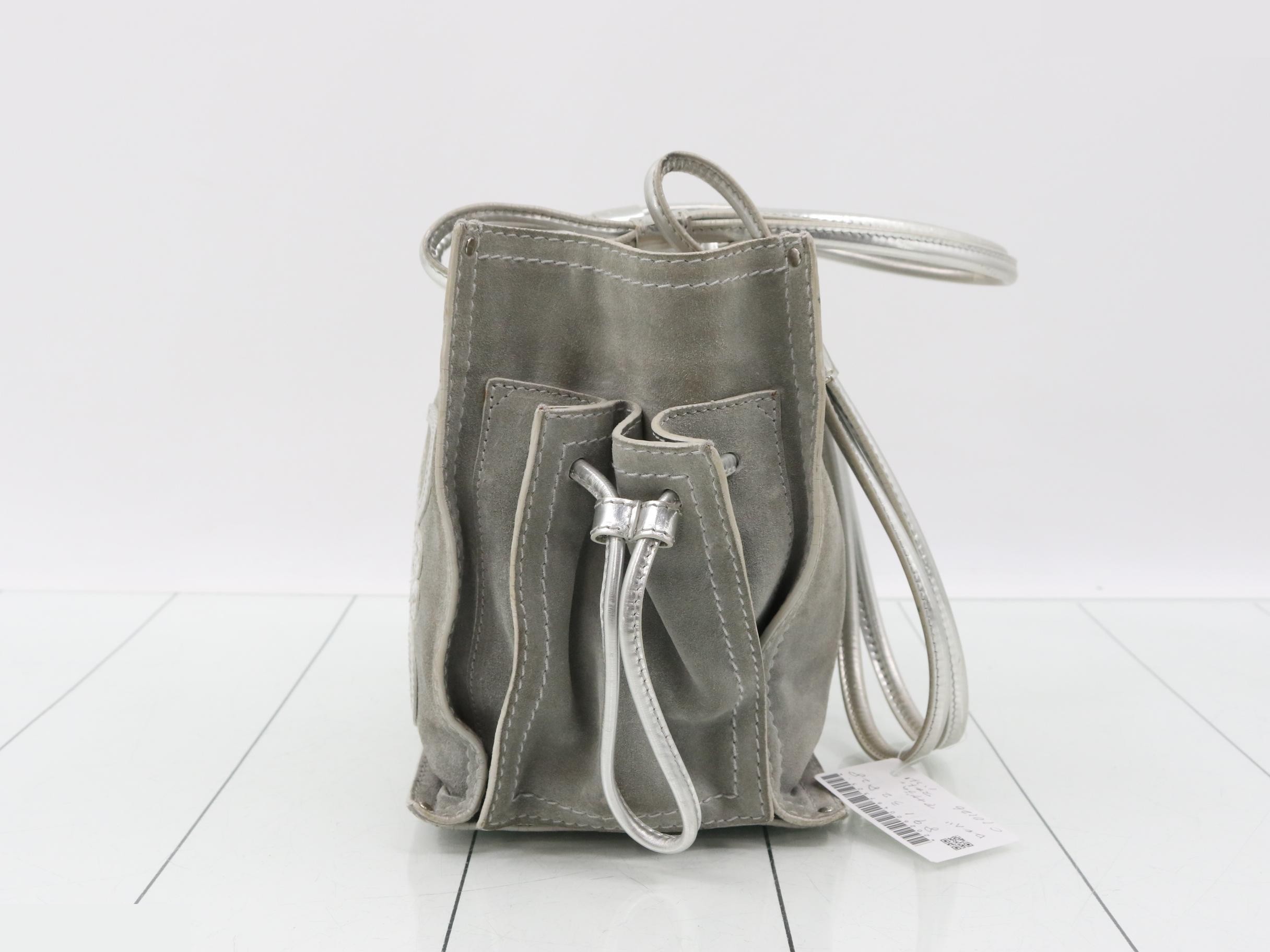 Anagram Suede Handbag — view 3