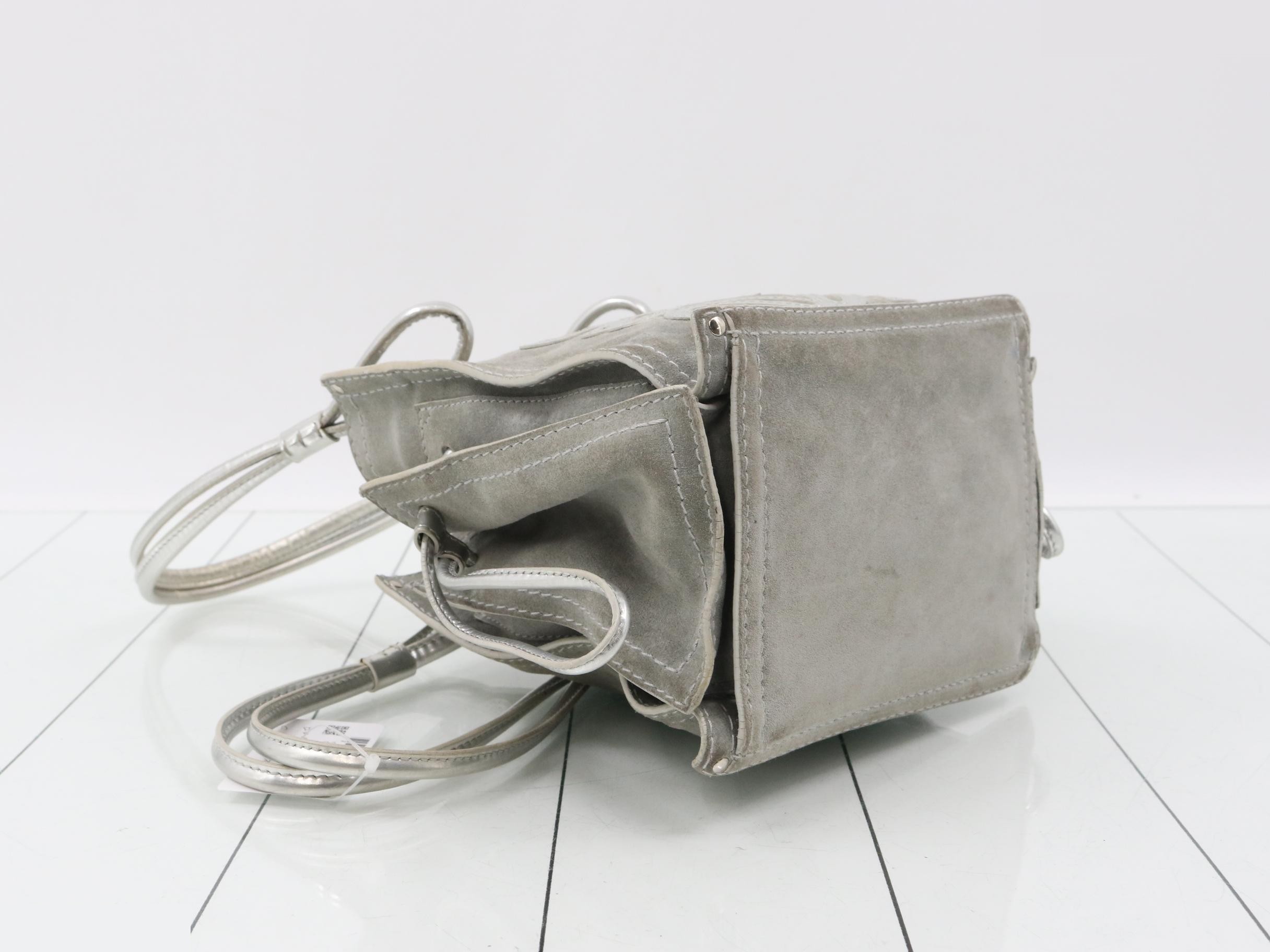 Anagram Suede Handbag — view 5