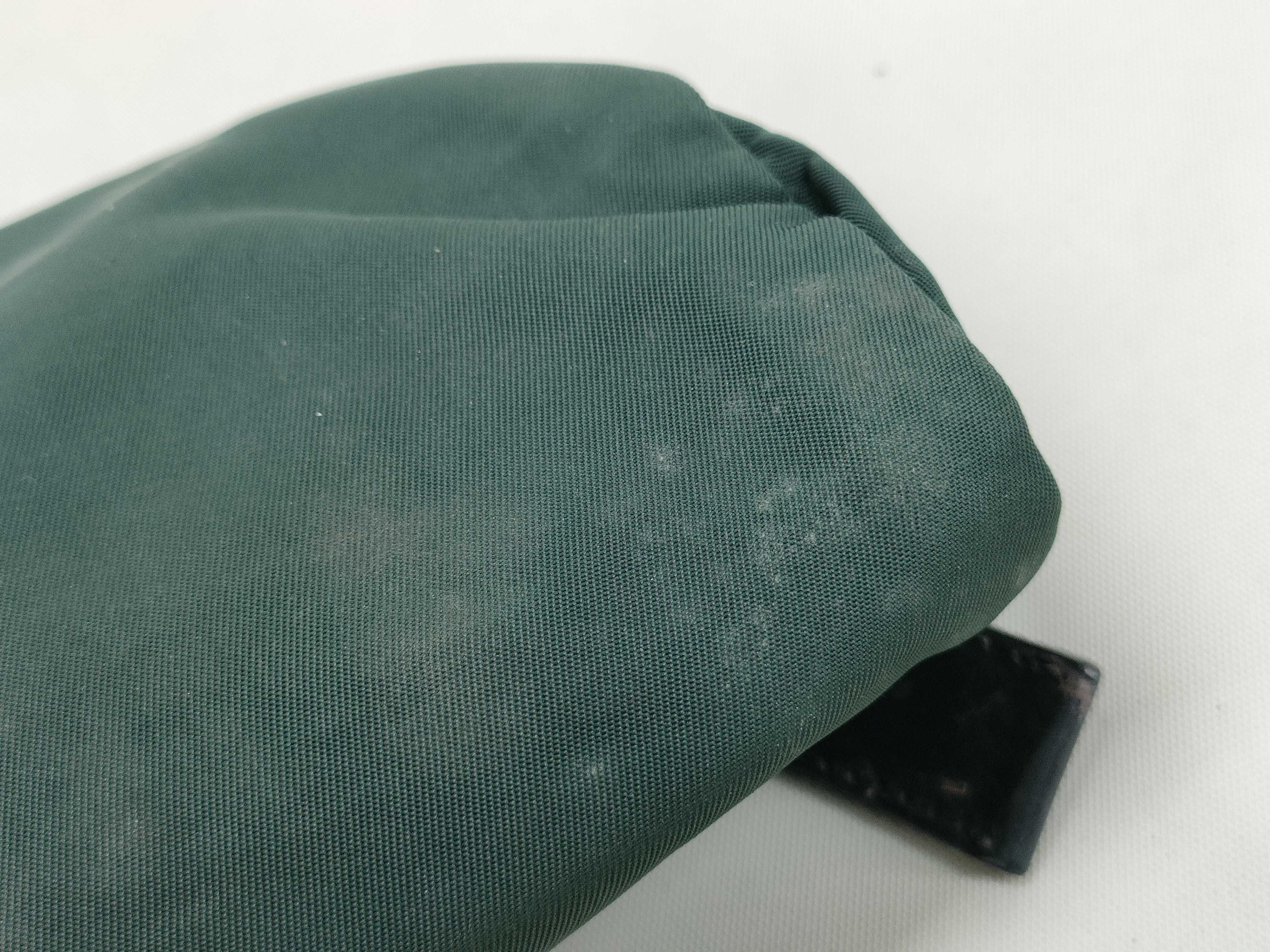 Nylon Pouch, Green, White Tag (Item No. 104), with Card Slot, Wallet — view 12