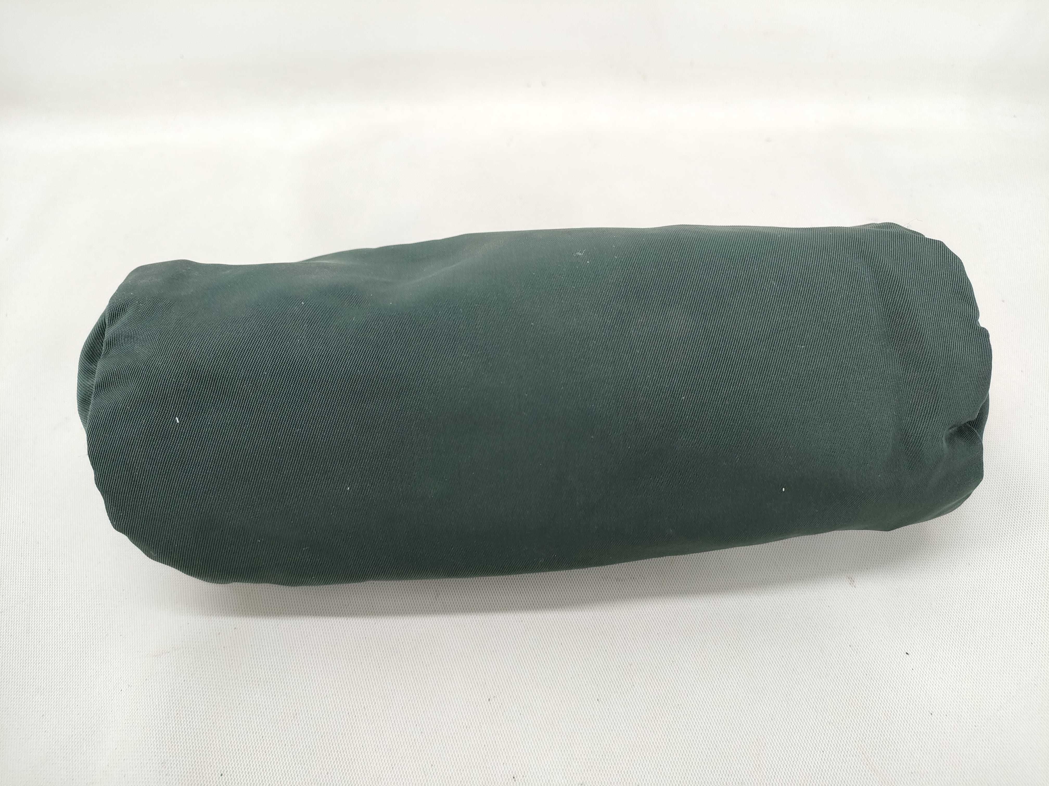Nylon Pouch, Green, White Tag (Item No. 104), with Card Slot, Wallet — view 3