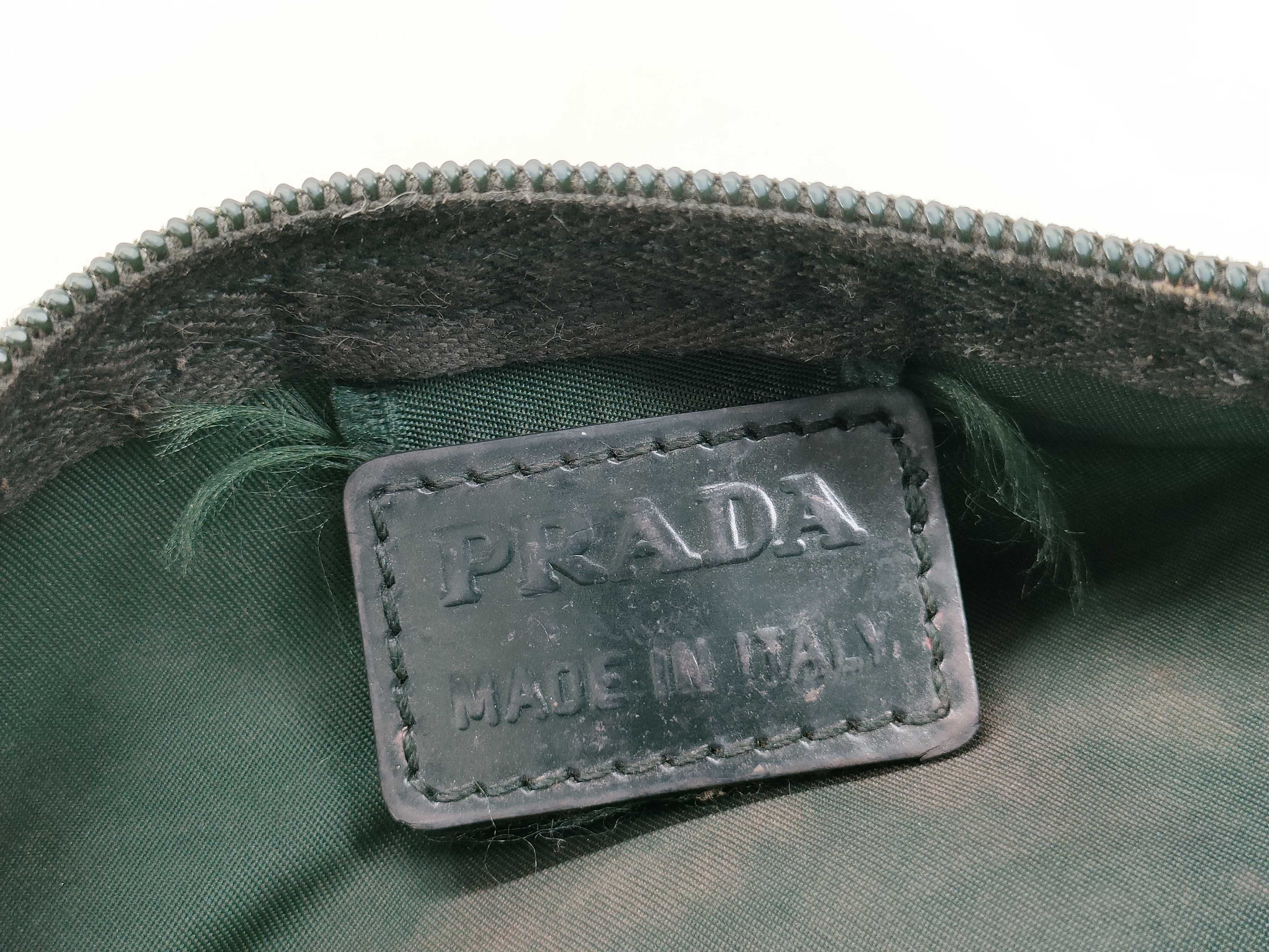 Nylon Pouch, Green, White Tag (Item No. 104), with Card Slot, Wallet — view 8