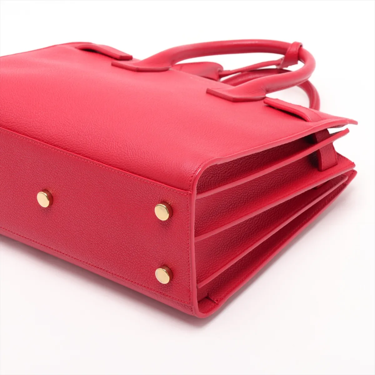 Baby Sac de Jour 398710 Leather 2-Way Handbag Red — view 3