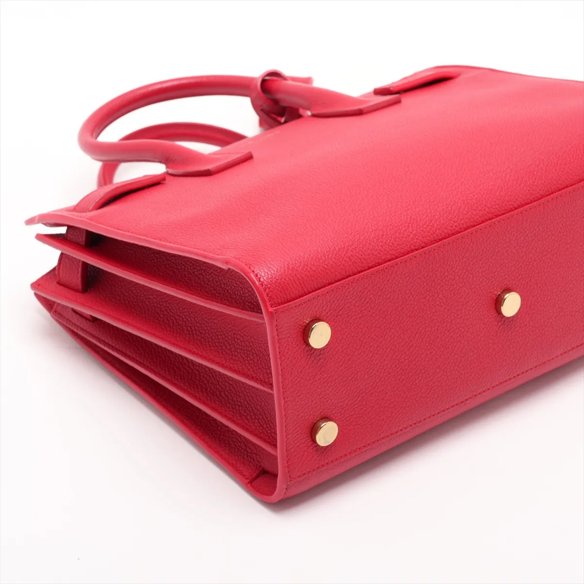Baby Sac de Jour 398710 Leather 2-Way Handbag Red — view 4