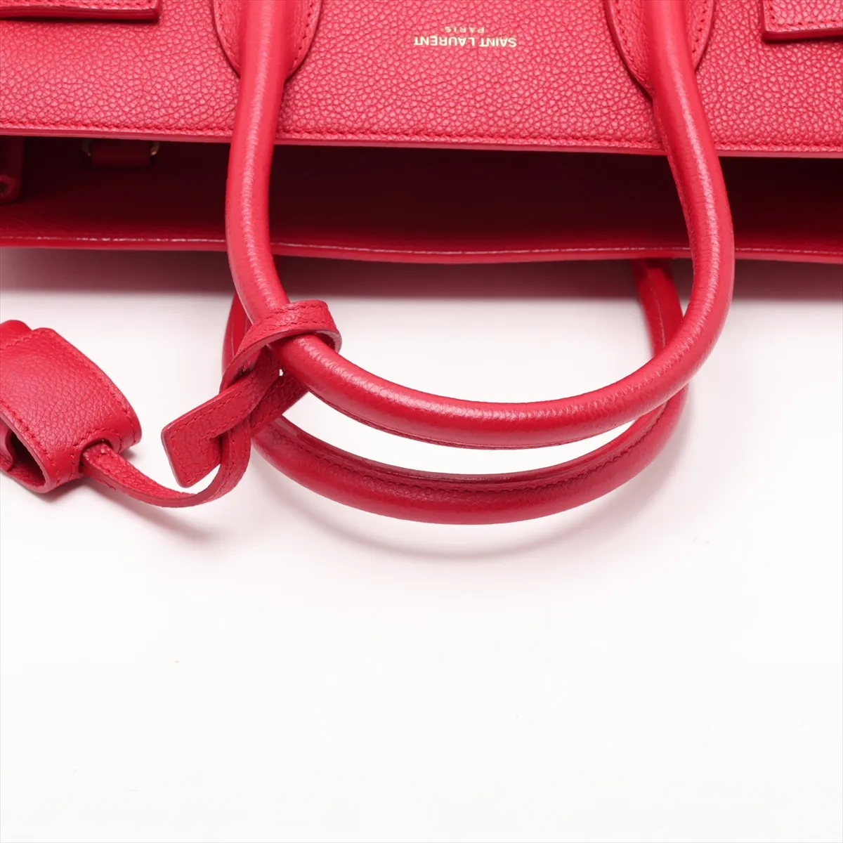 Baby Sac de Jour 398710 Leather 2-Way Handbag Red — view 5