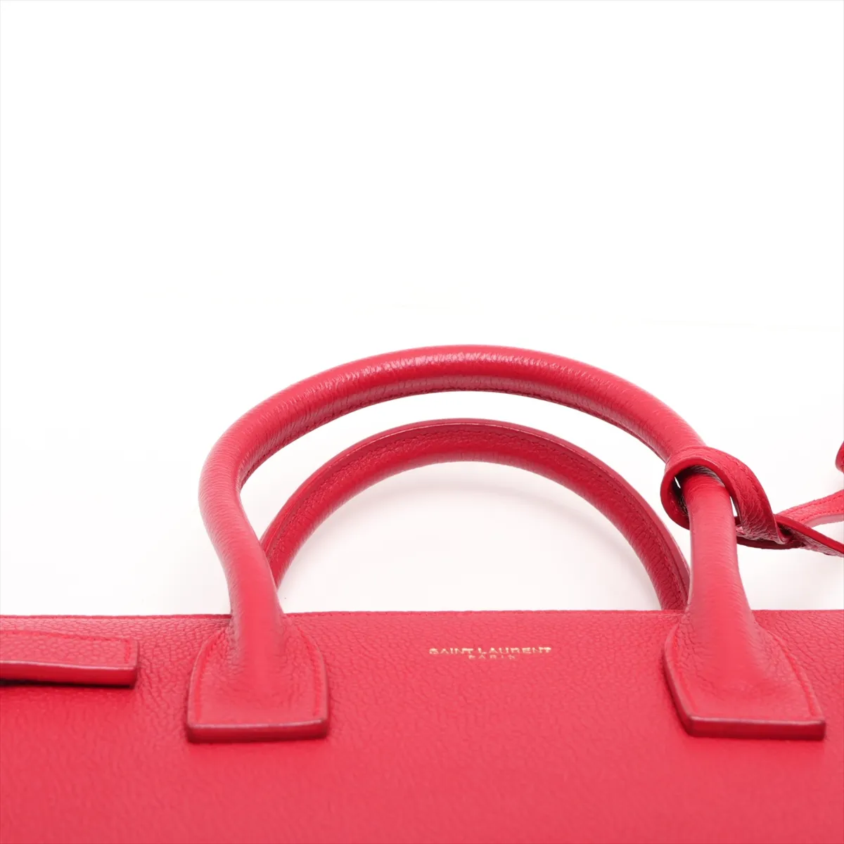 Baby Sac de Jour 398710 Leather 2-Way Handbag Red — view 6