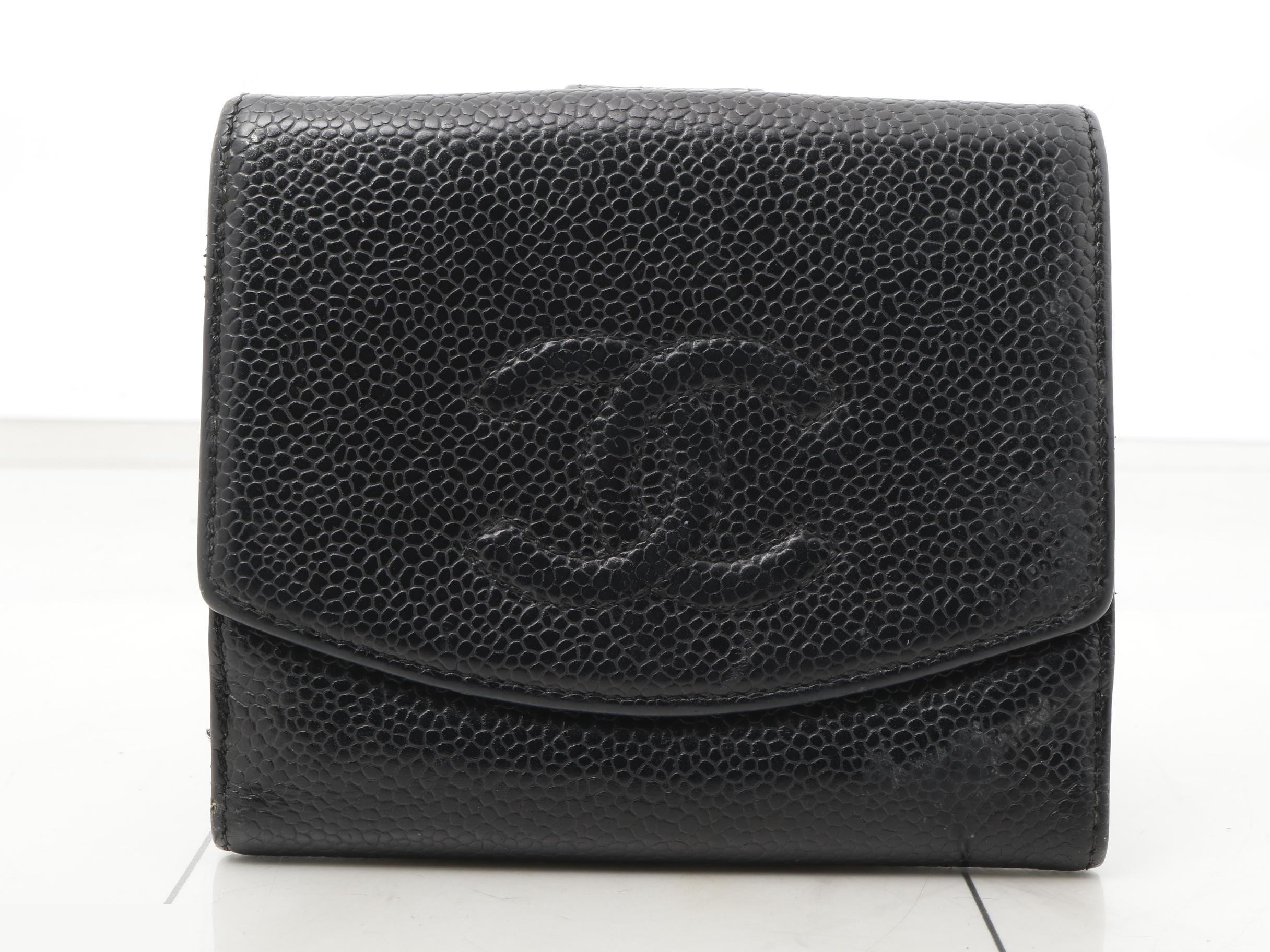 Caviar Skin Folding Wallet