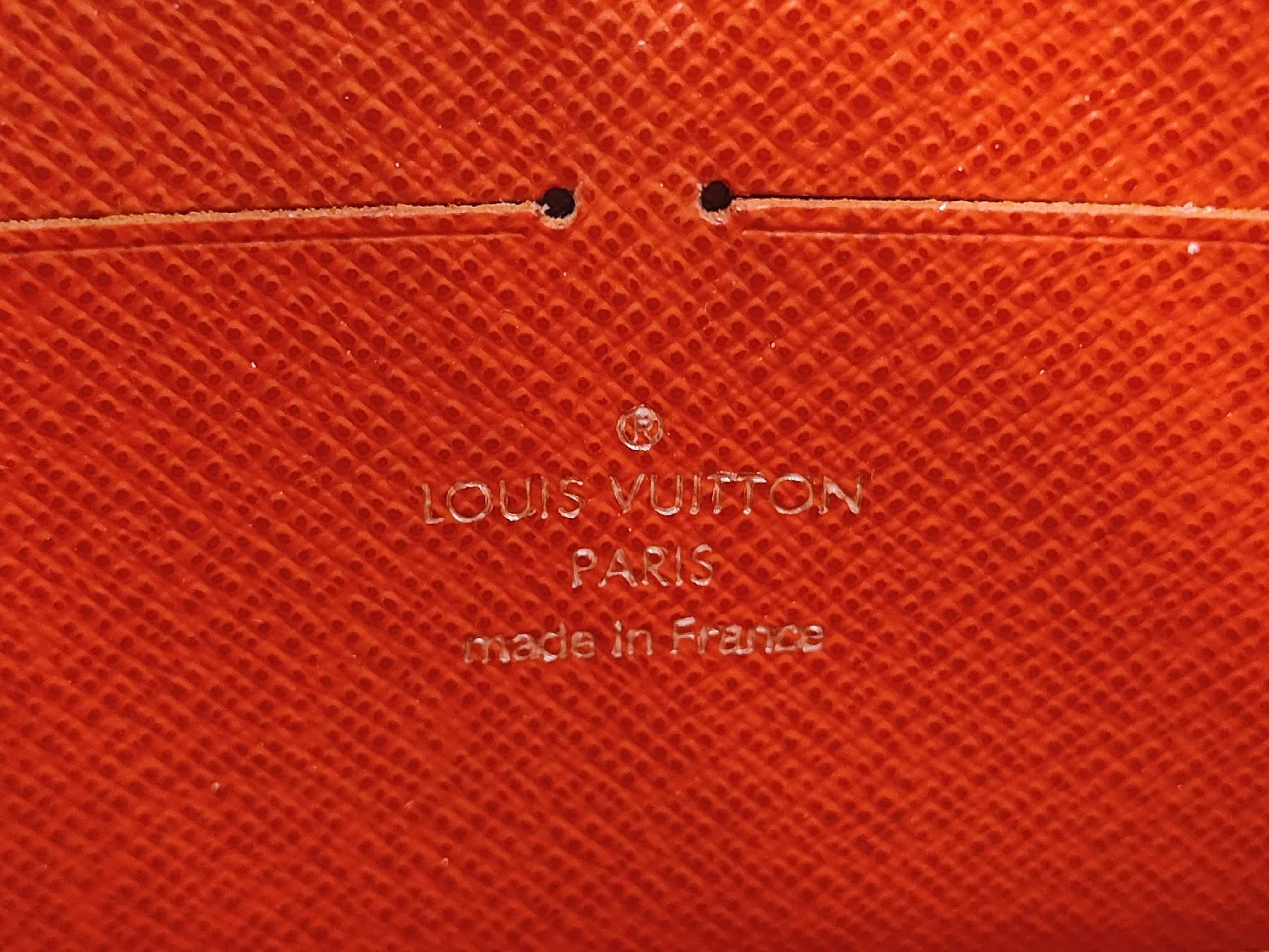 Epi Zippy Orange Epi Calfskin Long Wallet — view 7