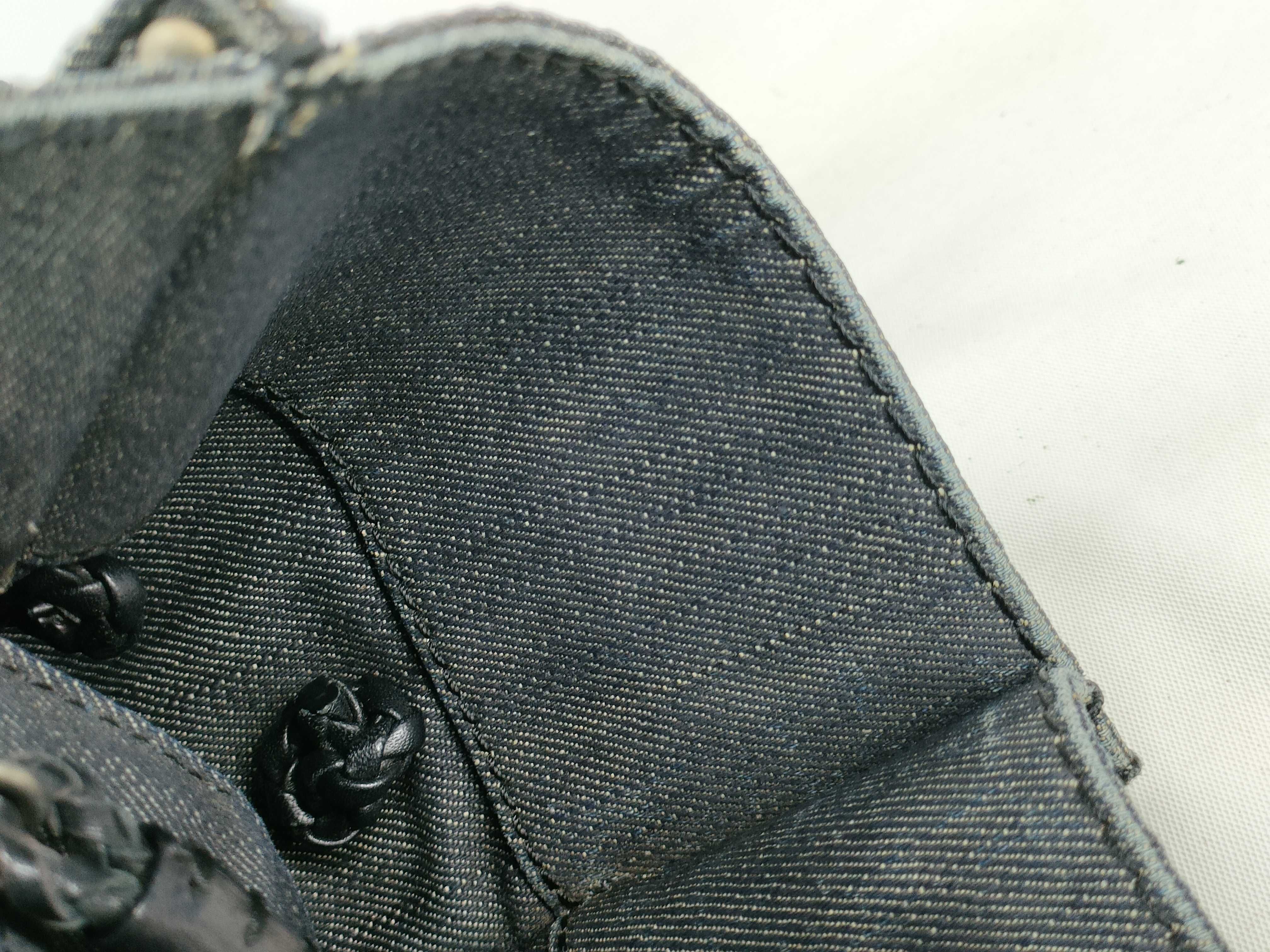 denim shopper tote handbag — view 11