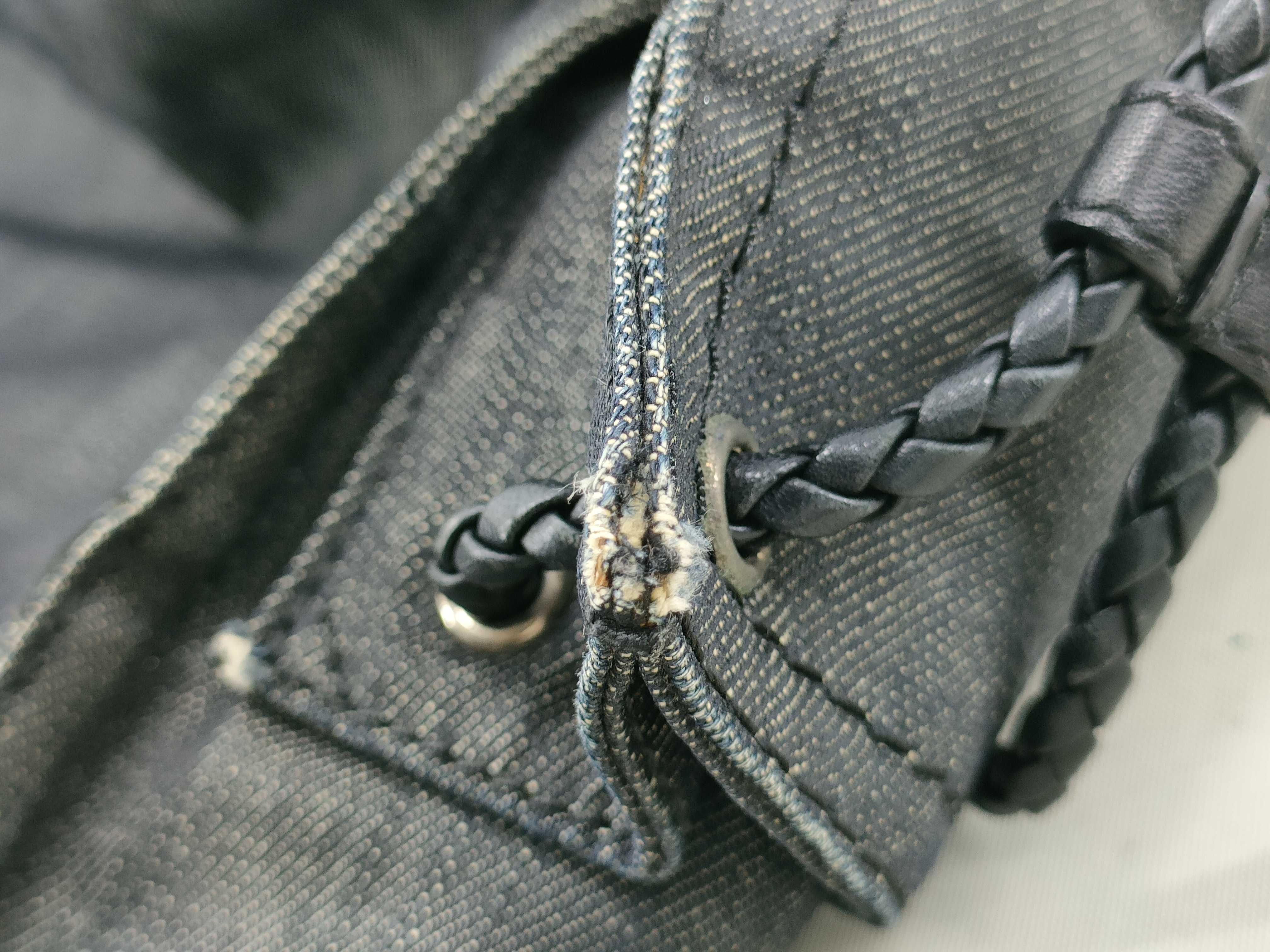 denim shopper tote handbag — view 13