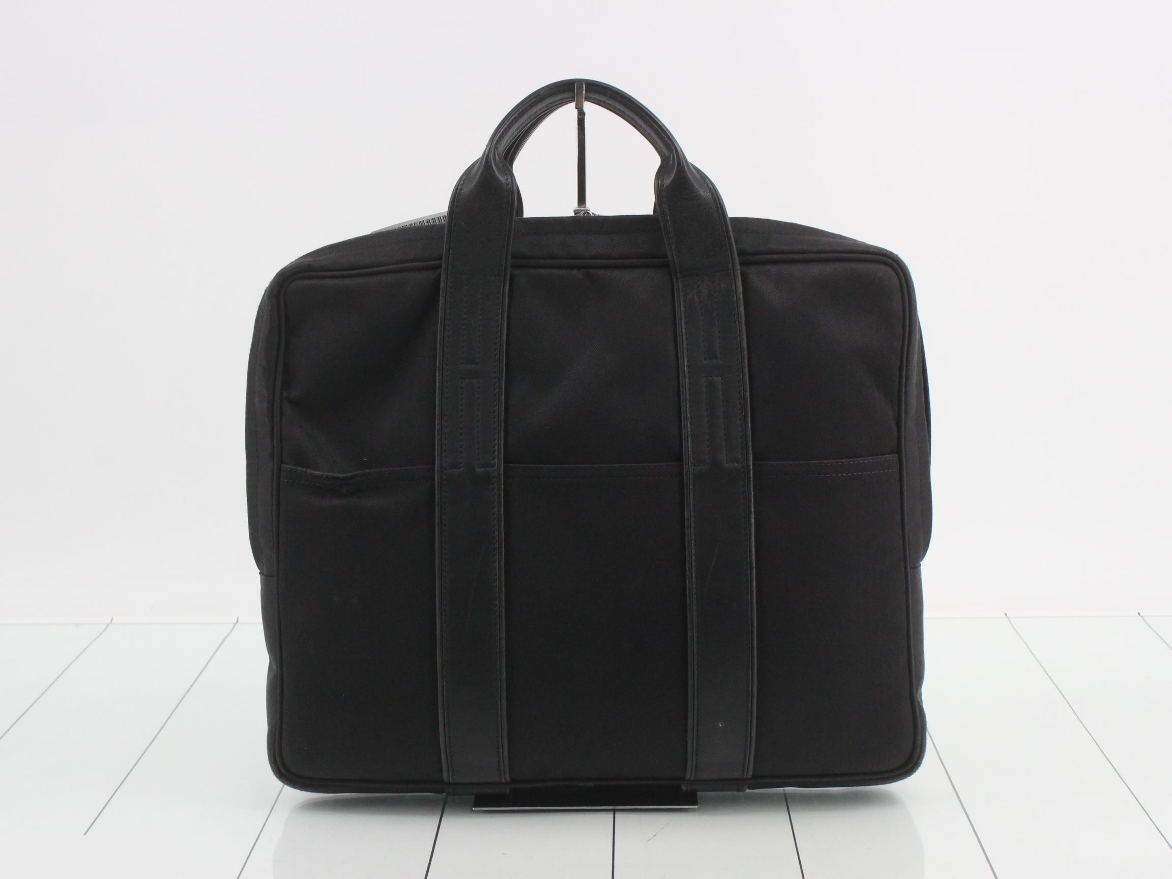 Acapulco Odinateur 2-Way Toile Chevron Black S-type hardware W36cm — view 2