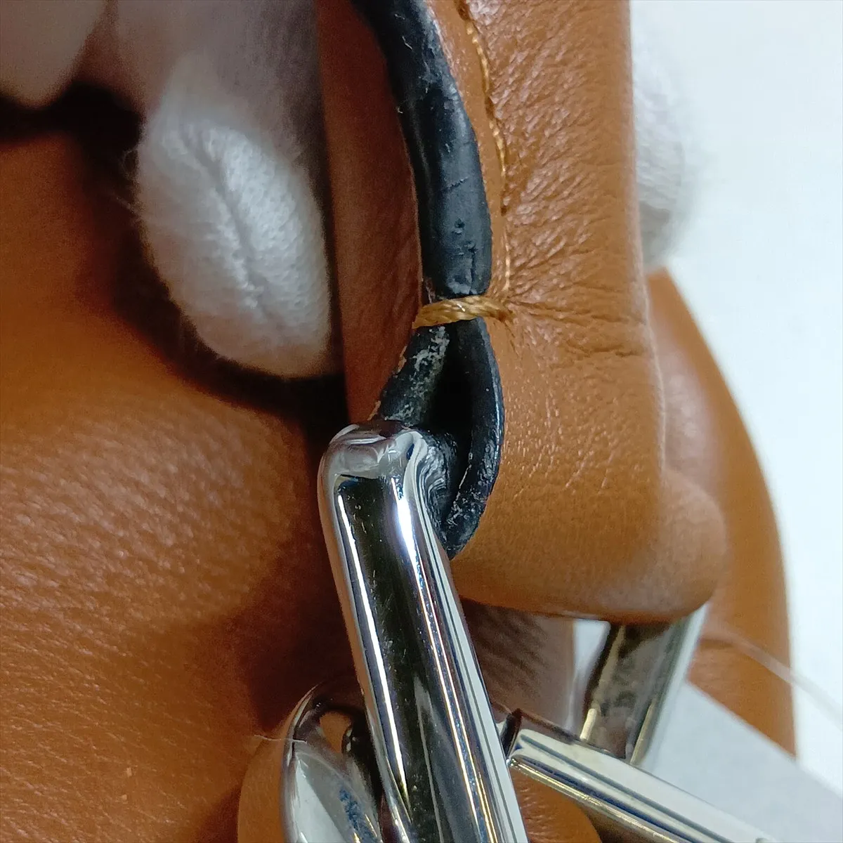 Puzzle Large Leather 2-Way Handbag, Brown — view 13