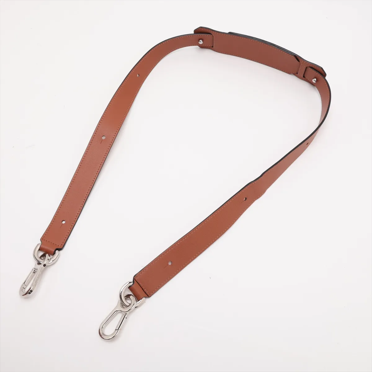 Puzzle Large Leather 2-Way Handbag, Brown — view 7