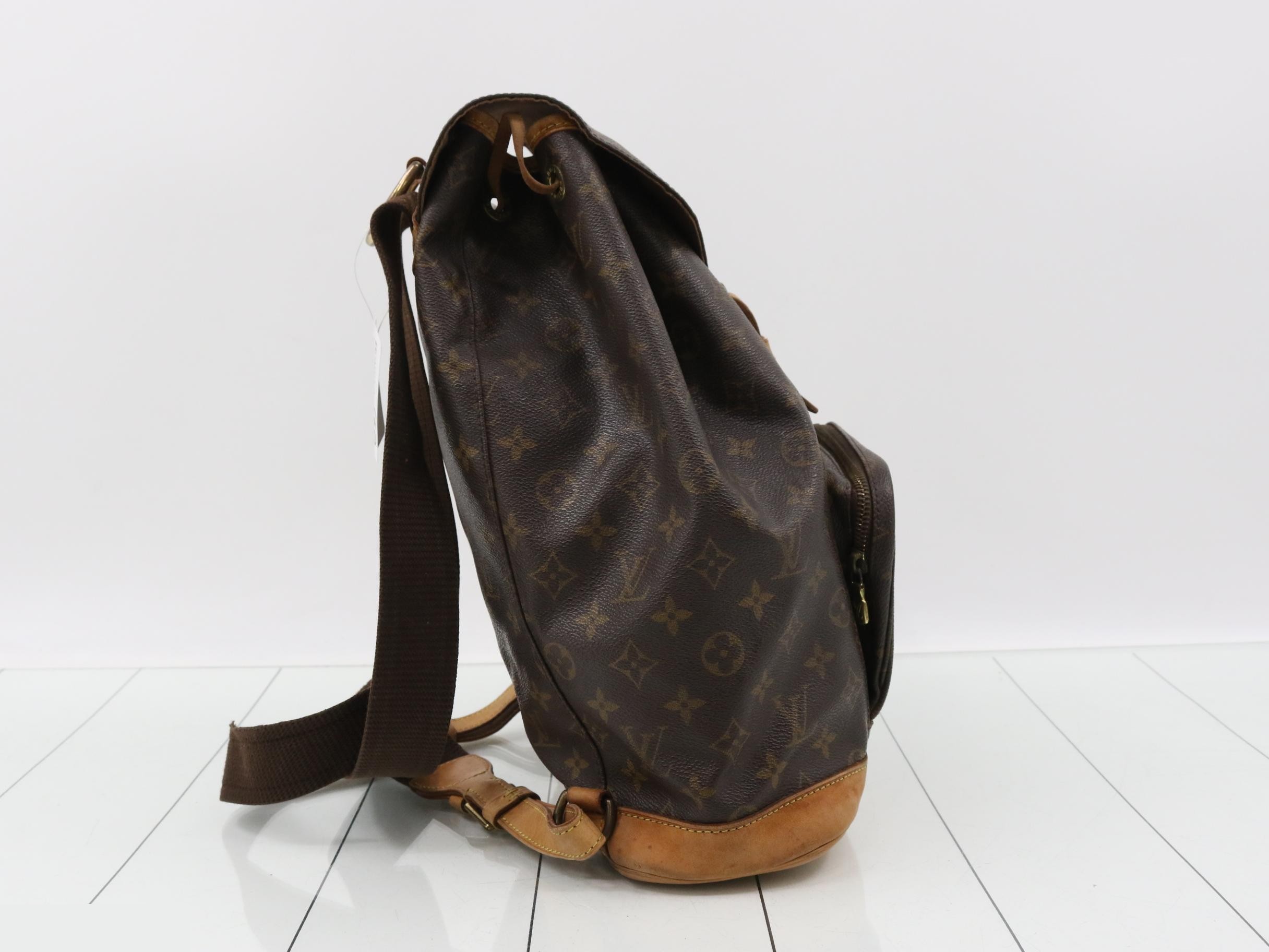 Monogram Montsouris GM Backpack — view 4