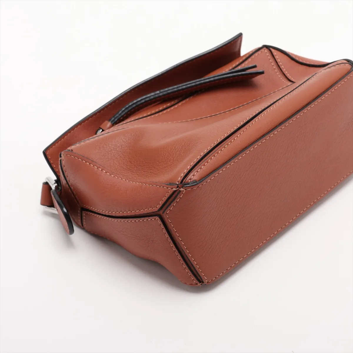 Mini Puzzle Bag, Leather, 2-Way Shoulder Bag, Brown, C Mark — view 4