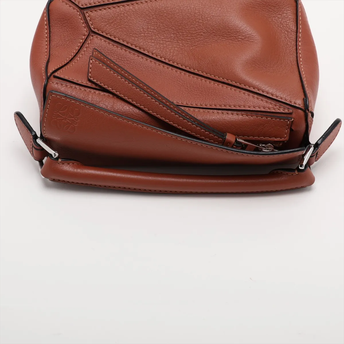 Mini Puzzle Bag, Leather, 2-Way Shoulder Bag, Brown, C Mark — view 5
