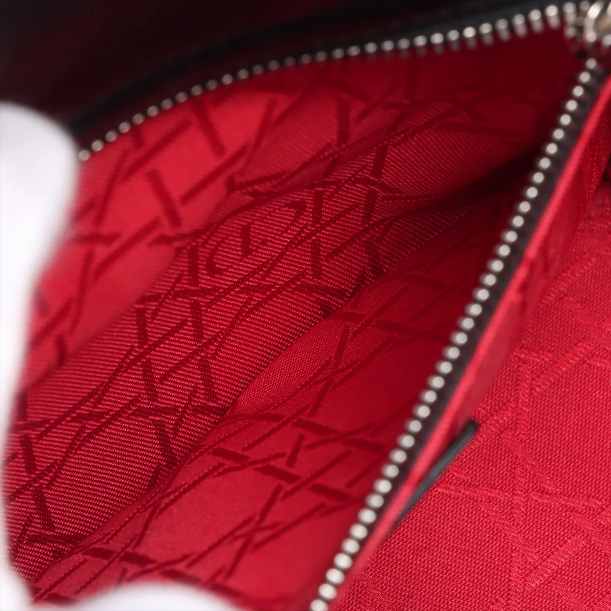 My Lady Dior Cannage Leather 2WAY Handbag Black — view 9