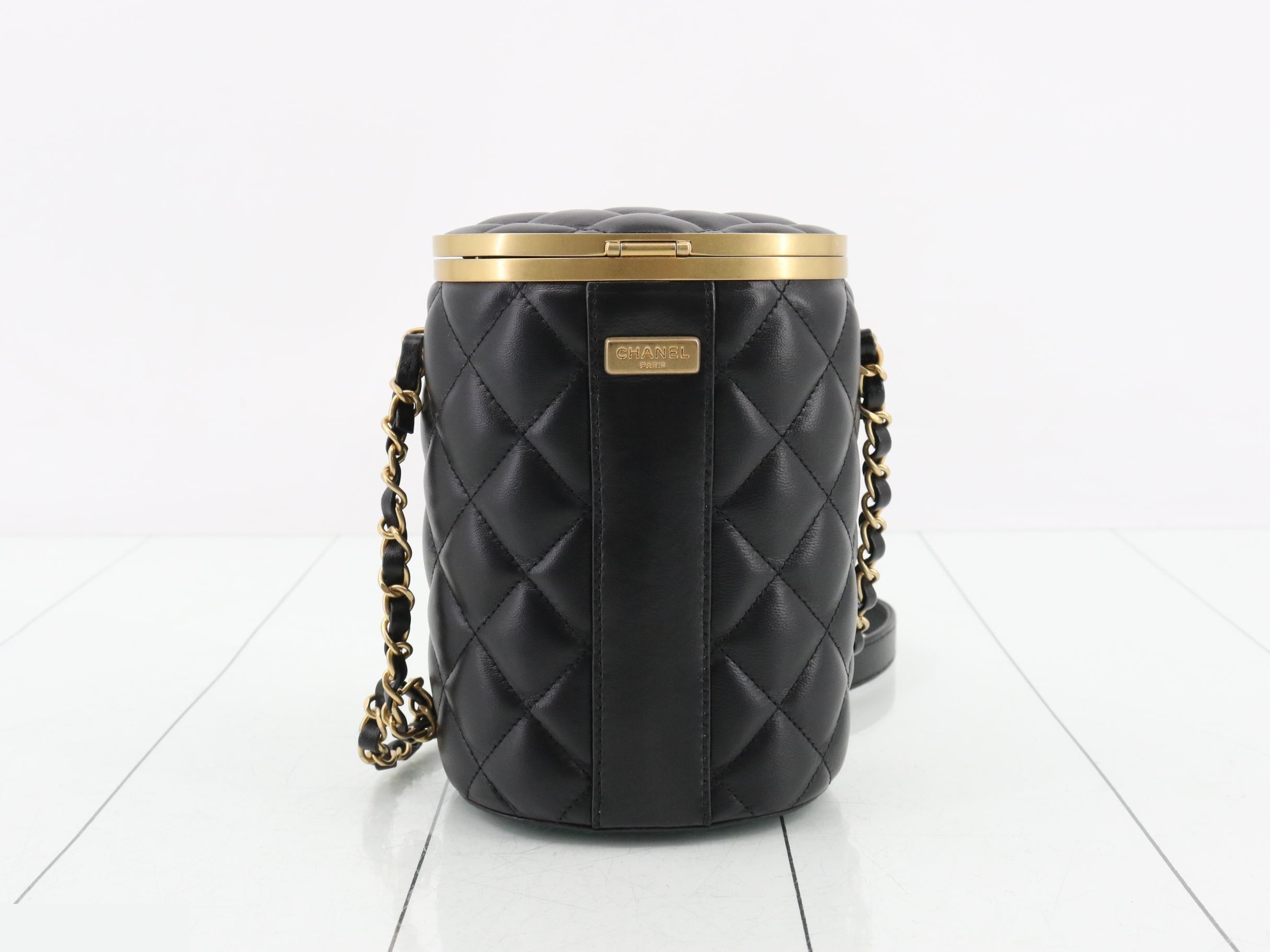 Matelassé Lambskin Coco Mark Chain Shoulder Bag — view 2
