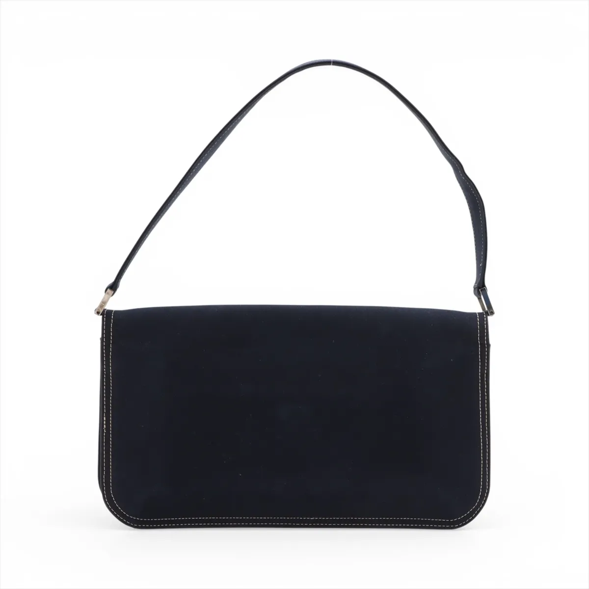 Mamma Bucket Canvas Shoulder Bag, Navy — view 2