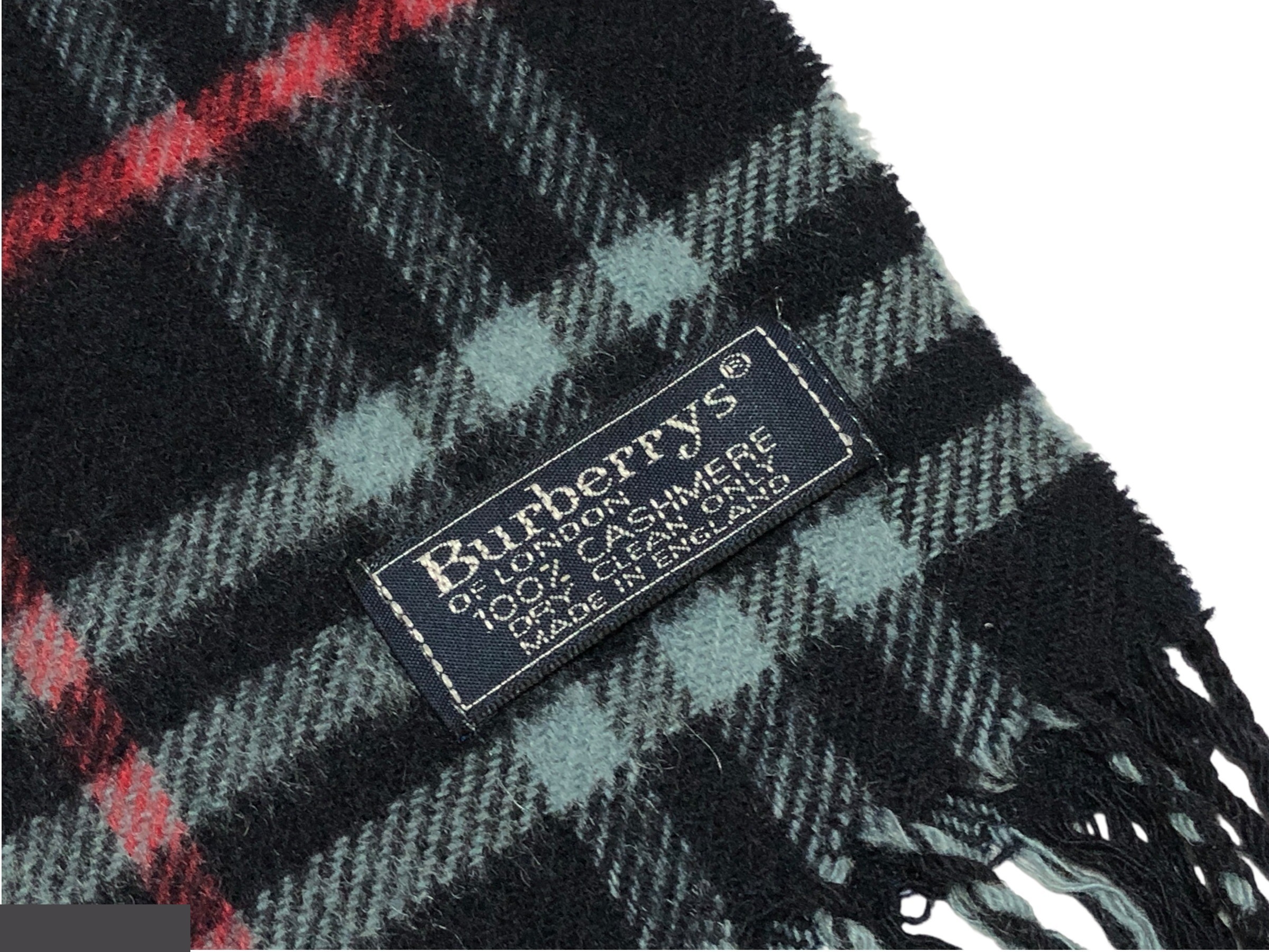 scarf, check pattern, 100% cashmere. — view 3
