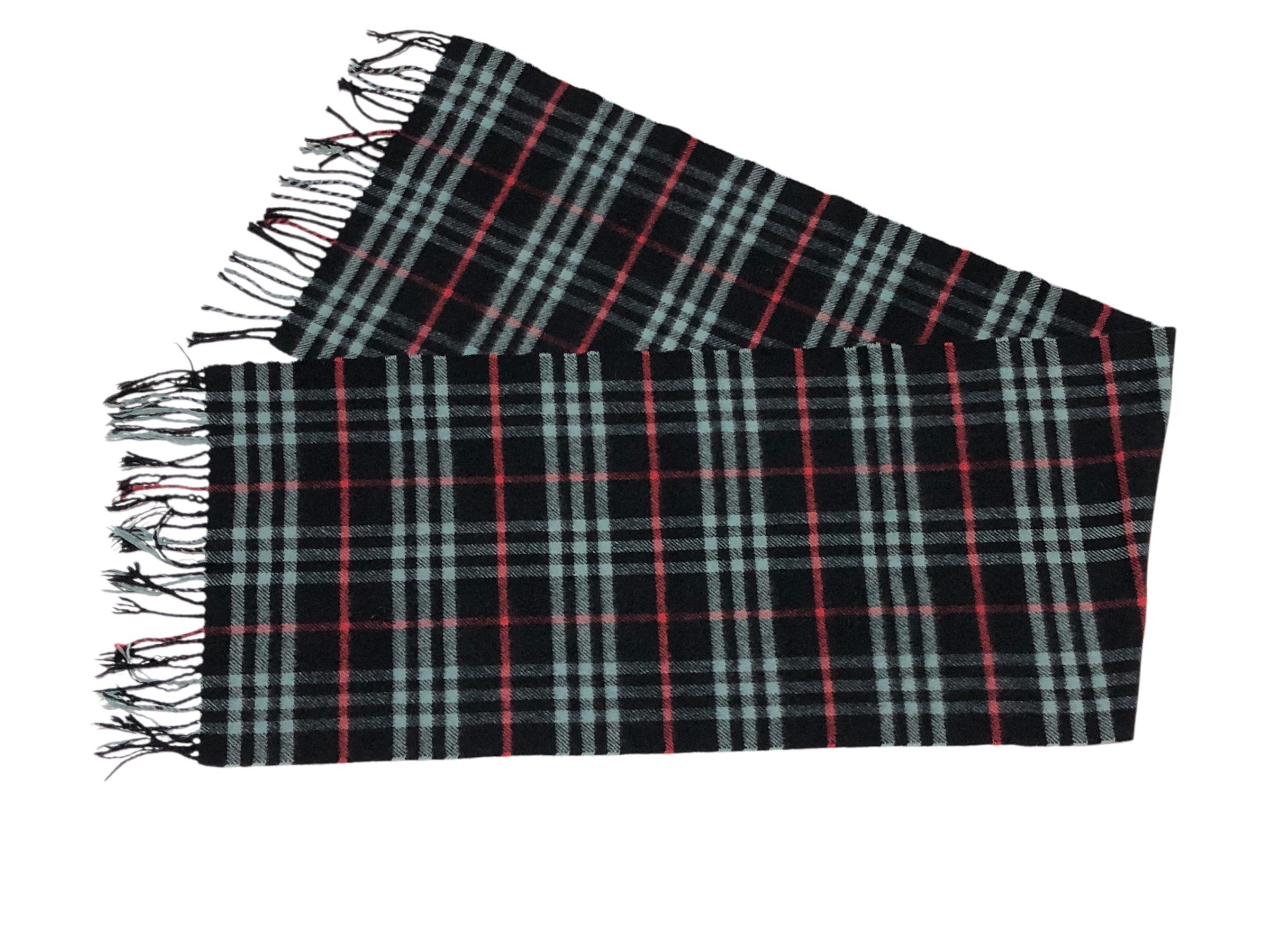 scarf, check pattern, 100% cashmere. — view 5