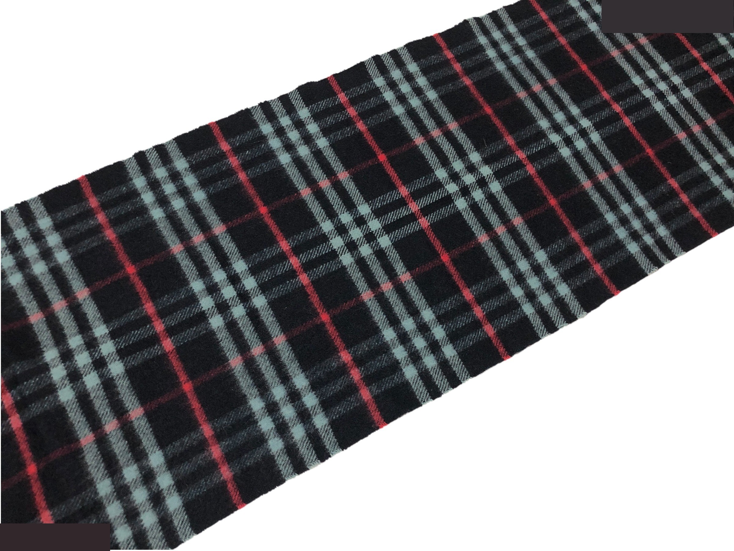 scarf, check pattern, 100% cashmere. — view 7