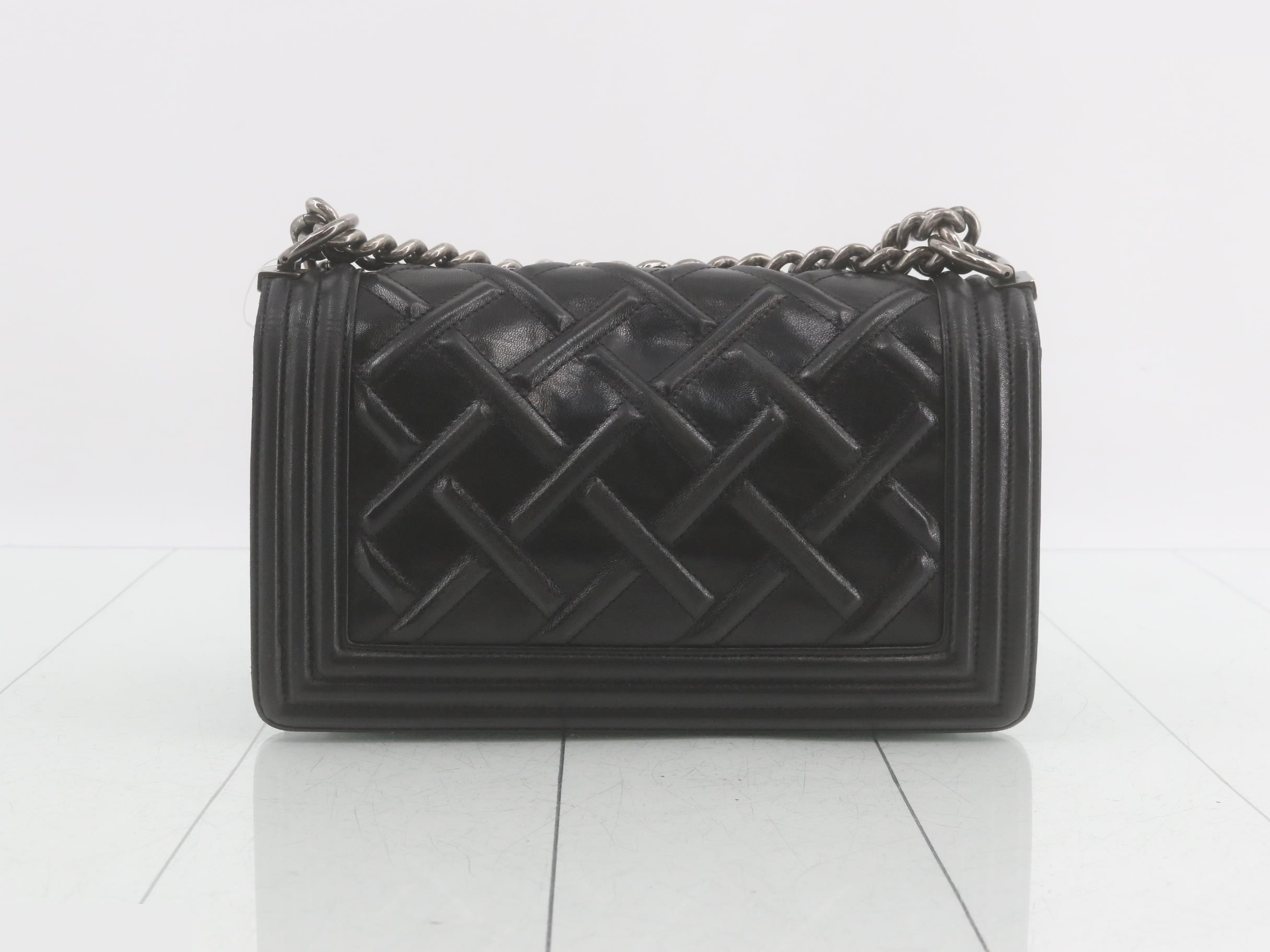 Boy Chanel Matelassé Chain Shoulder Bag — view 2
