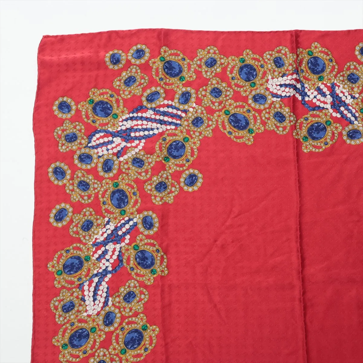 Cocomark Gripore Scarf Silk Red Thread Fuzz Thread — view 2