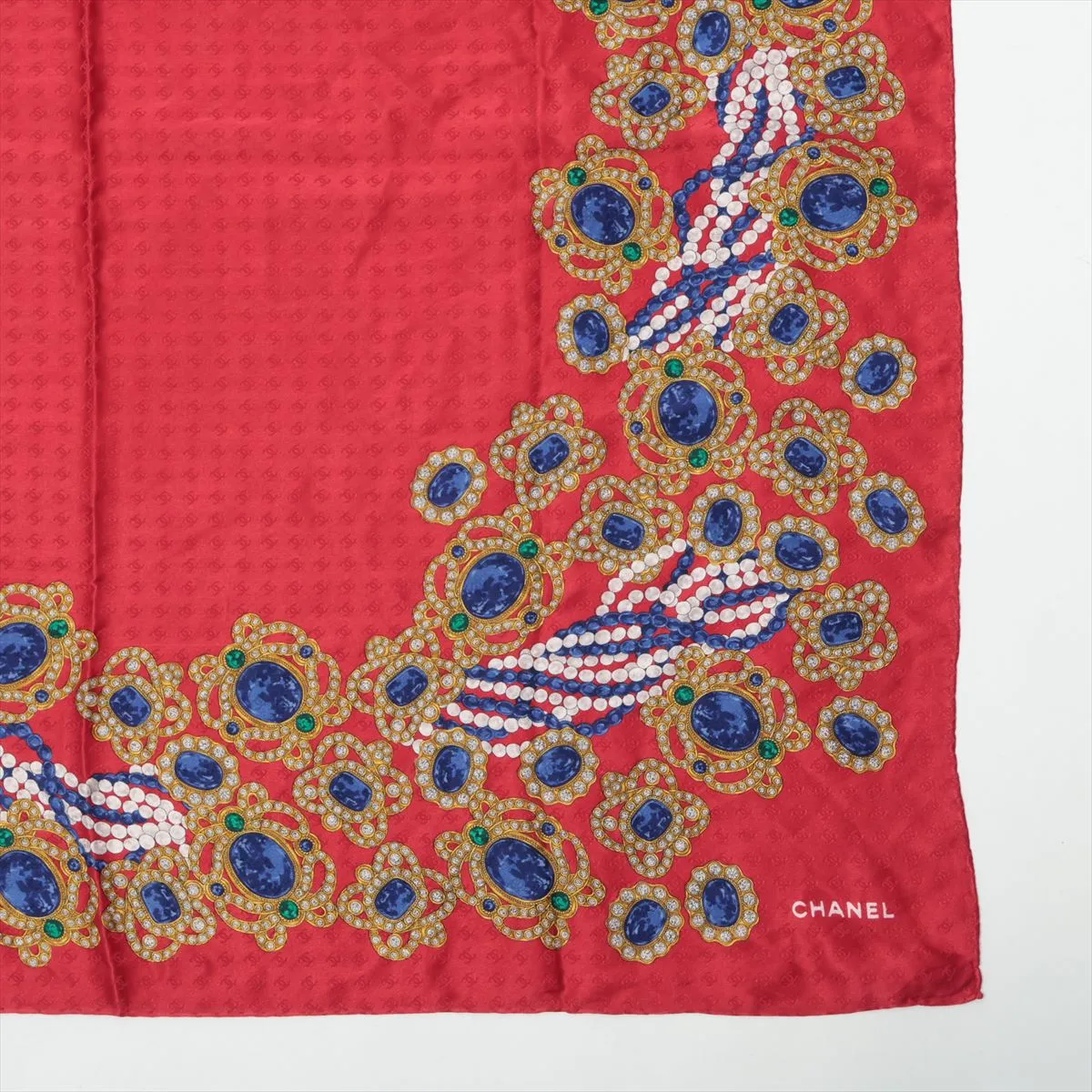Cocomark Gripore Scarf Silk Red Thread Fuzz Thread — view 4