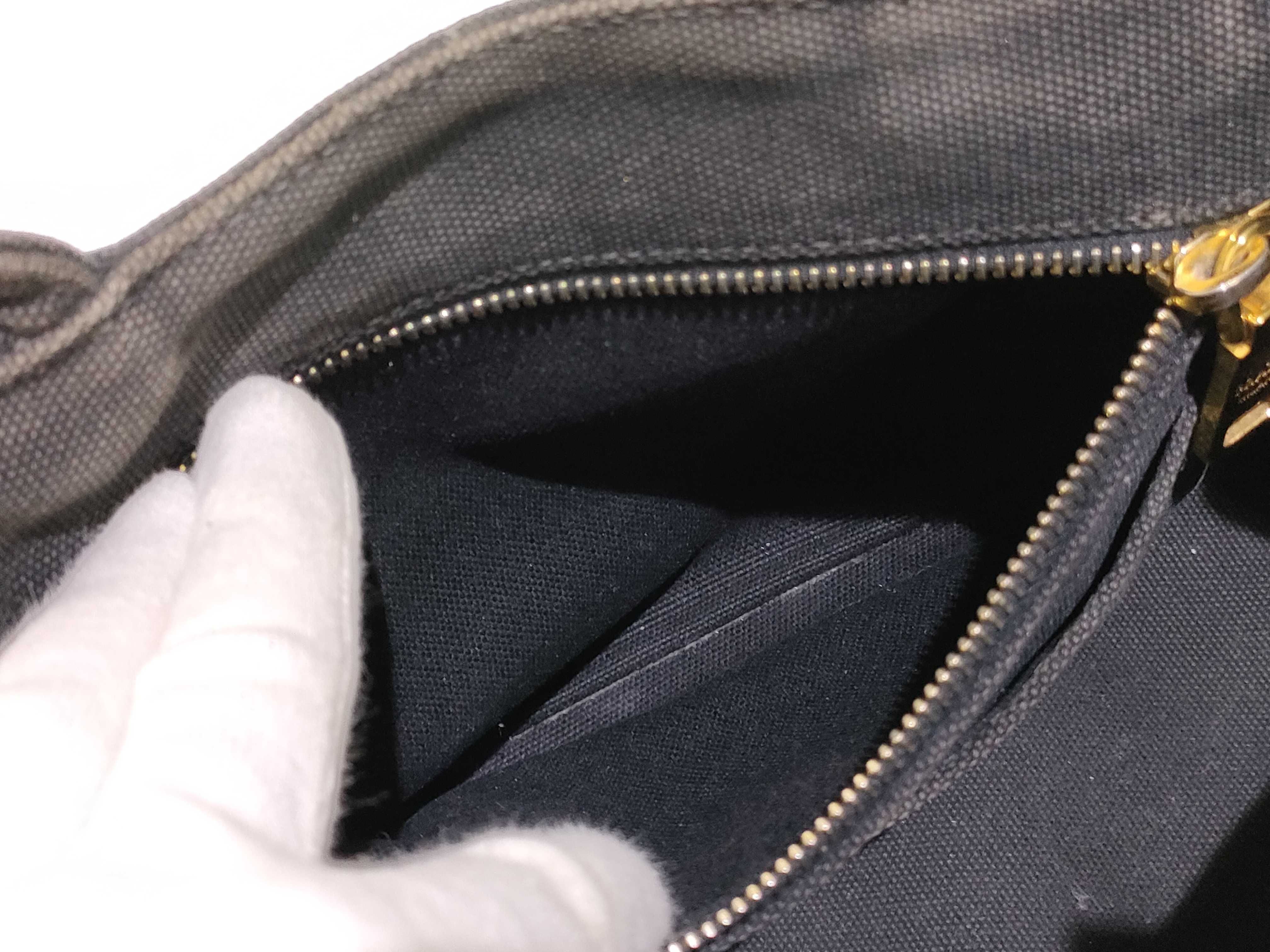 Bijou Canapa Canvas 2-Way Handbag Black B24390 Handbag — view 9