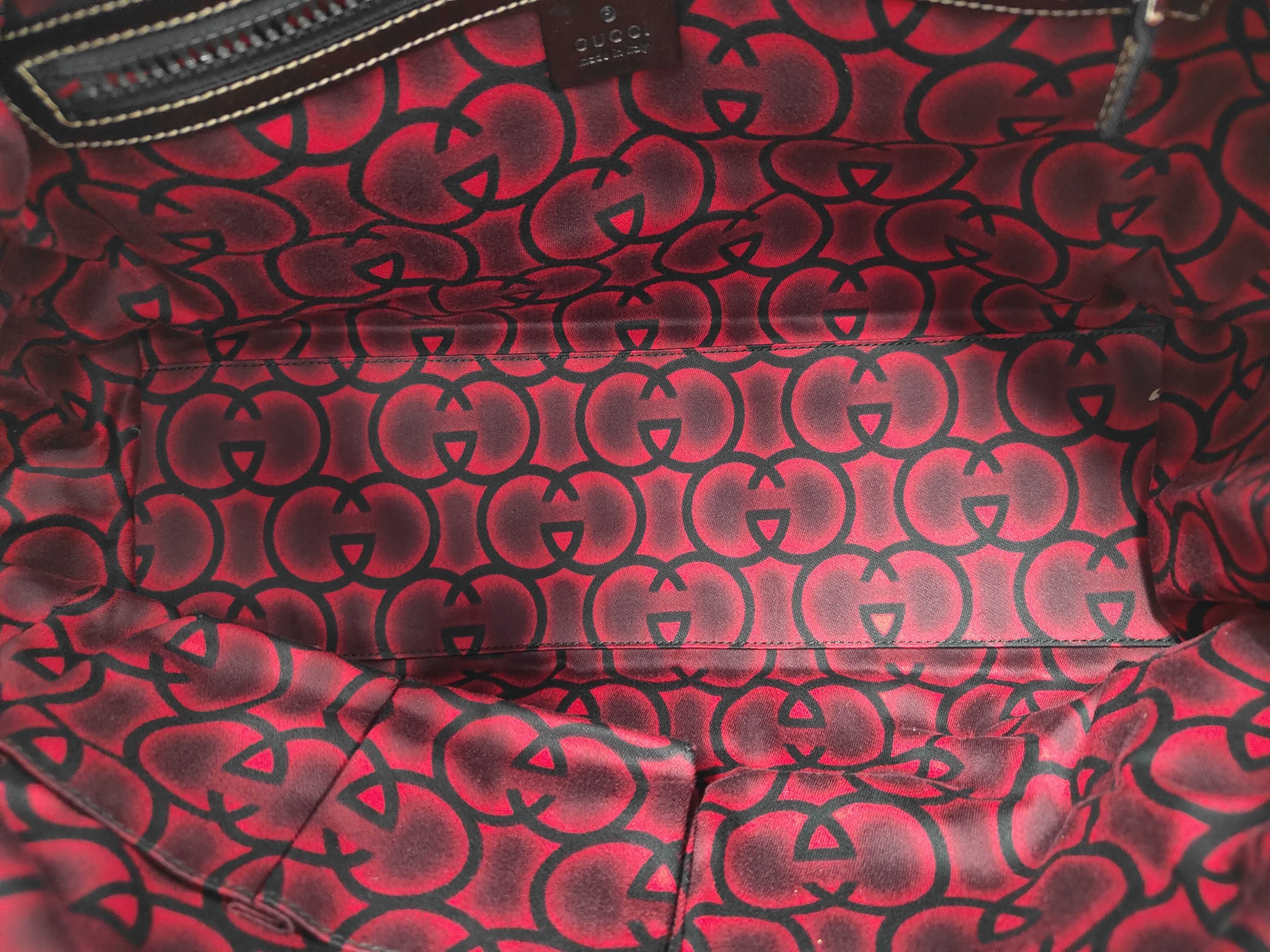 Interlocking Patent Handbag Tote Bag — view 9