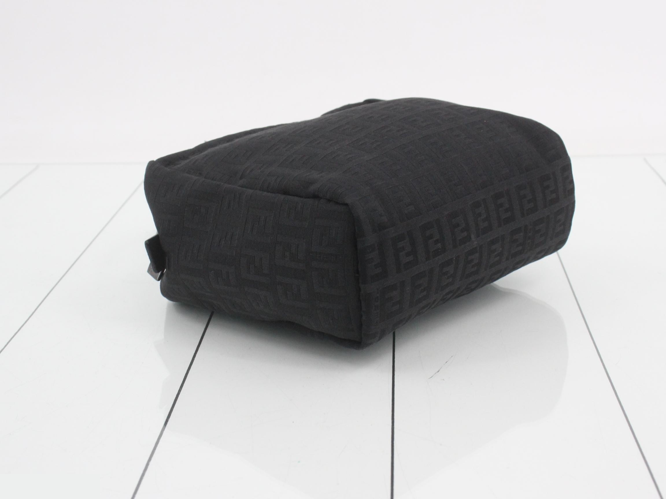 Zucchino Handbag, Black Canvas — view 5