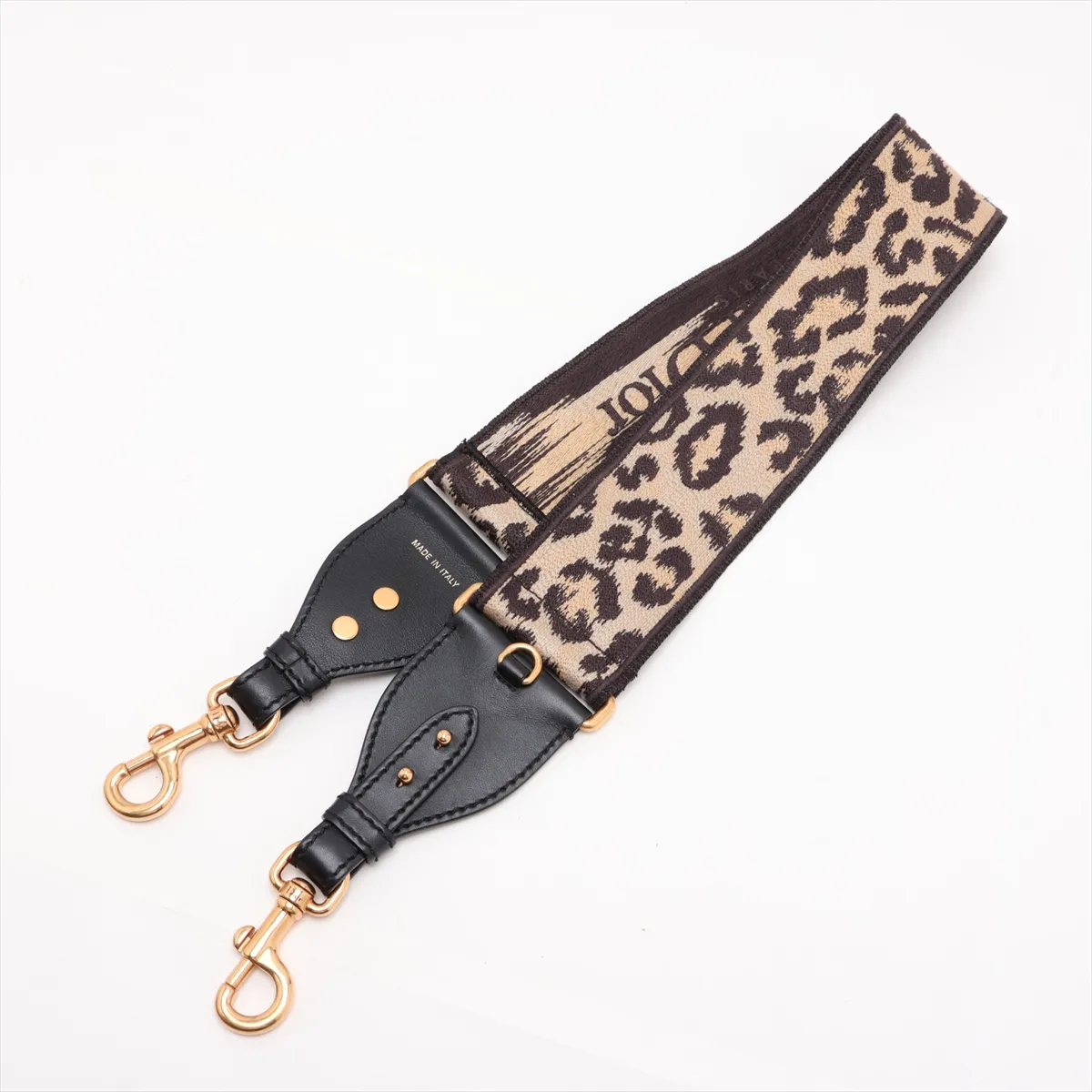 Saddle Canvas 2-Way Shoulder Bag, Leopard Print — view 7