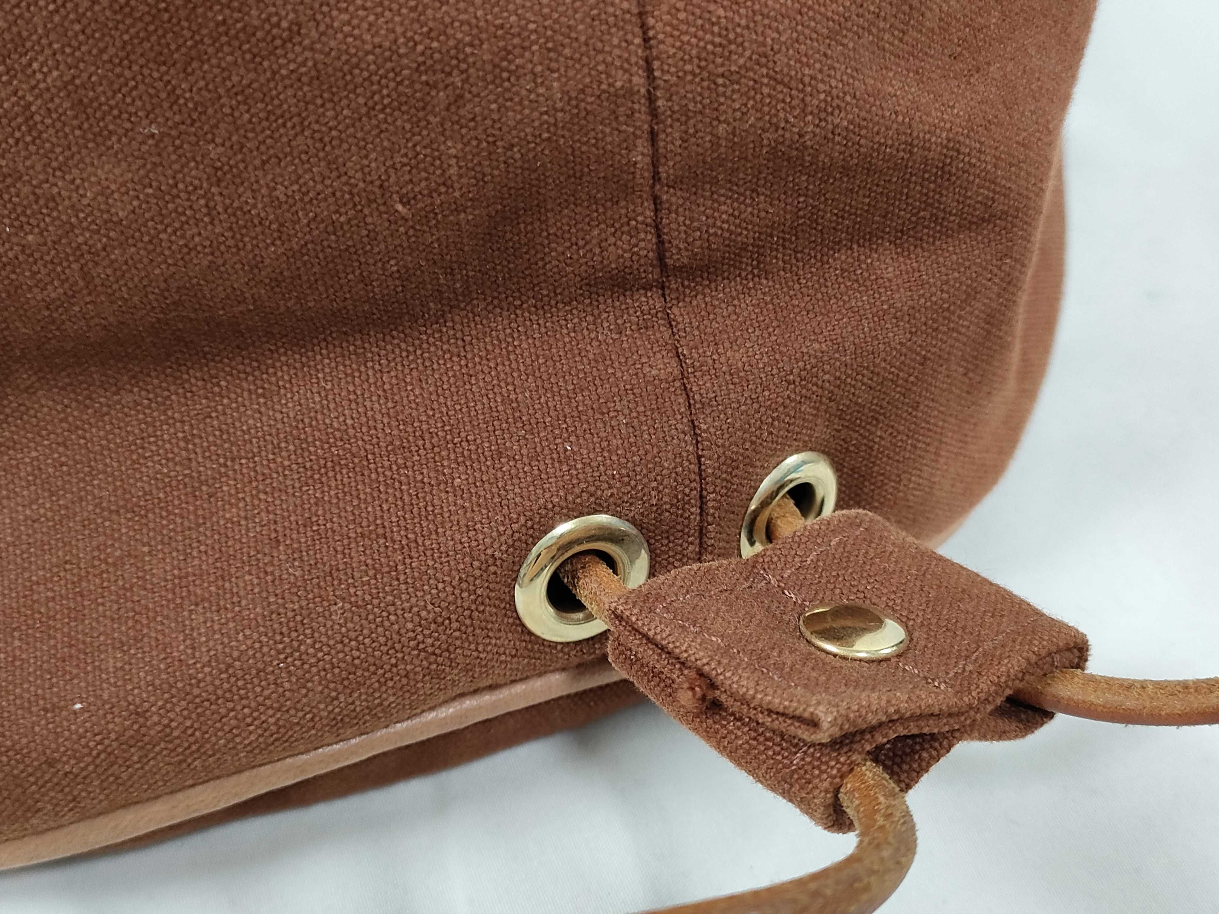 Porochon Mimil Drawstring Shoulder Bag Brown Shoulder Bag — view 3