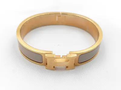 Grey GP Hardware Click H Bracelet/Bangle